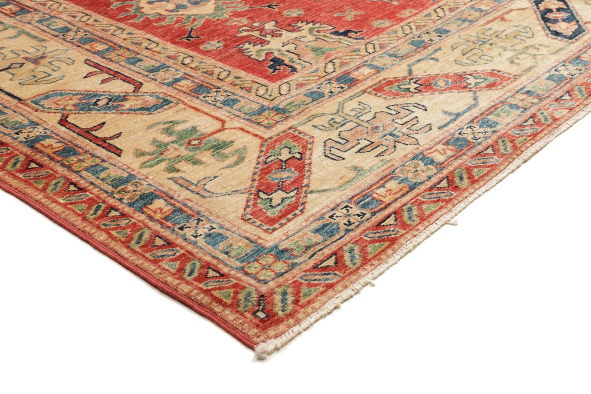 Handgeknüpfter Kazak Orientteppich, 243 × 314 cm, Wolle