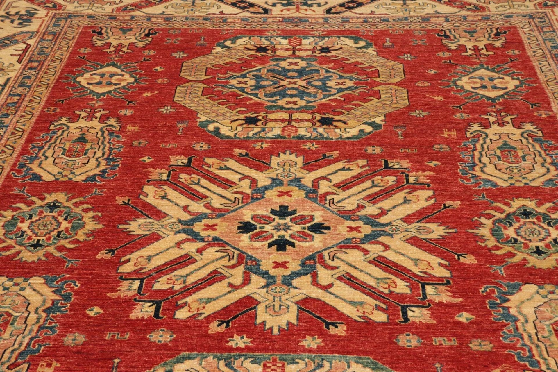 Handgeknüpfter Kazak Orientteppich, 243 × 314 cm, Wolle