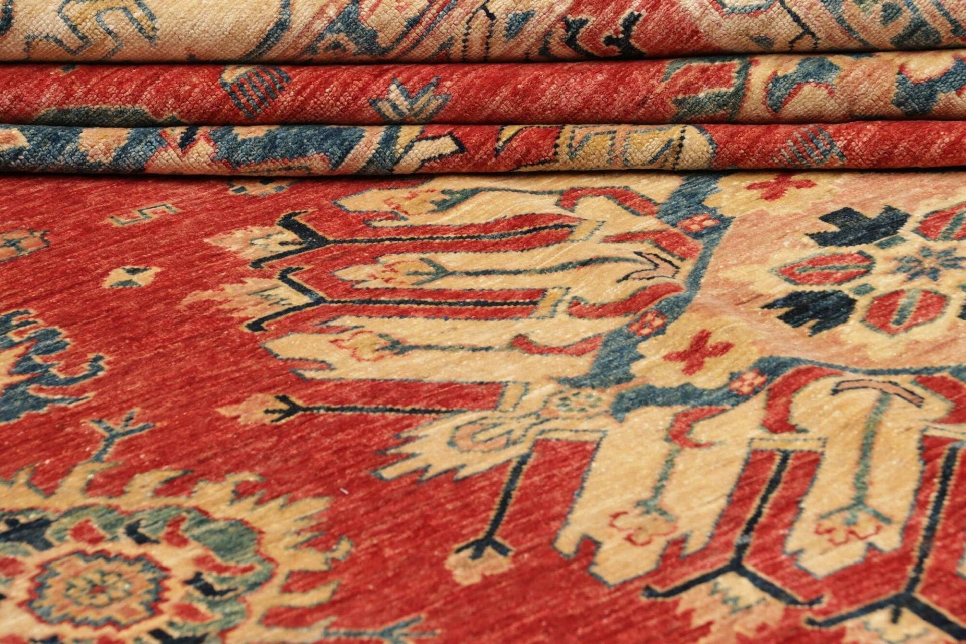 Handgeknüpfter Kazak Orientteppich, 243 × 314 cm, Wolle