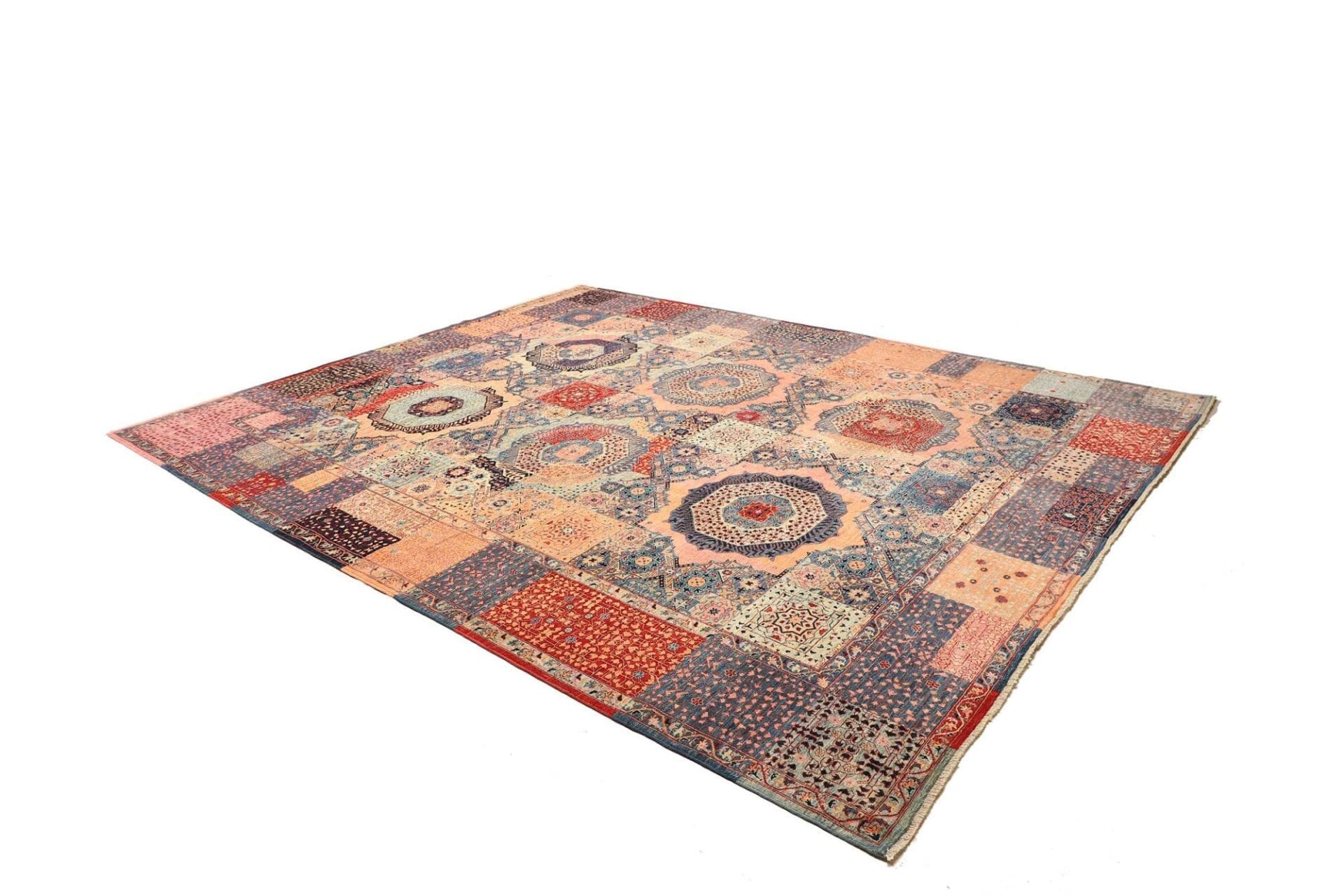 Mamluk Orientteppich 284 × 350 cm aus Wolle, handgeknüpft