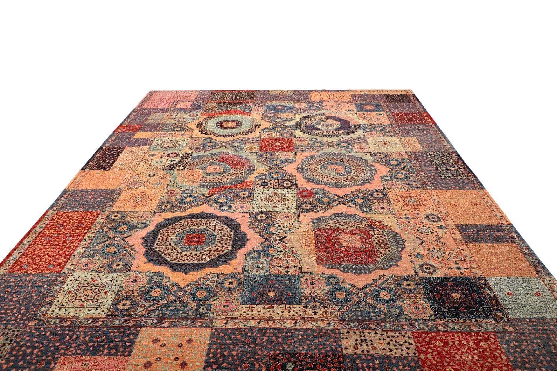 Mamluk Orientteppich 284 × 350 cm aus Wolle, handgeknüpft