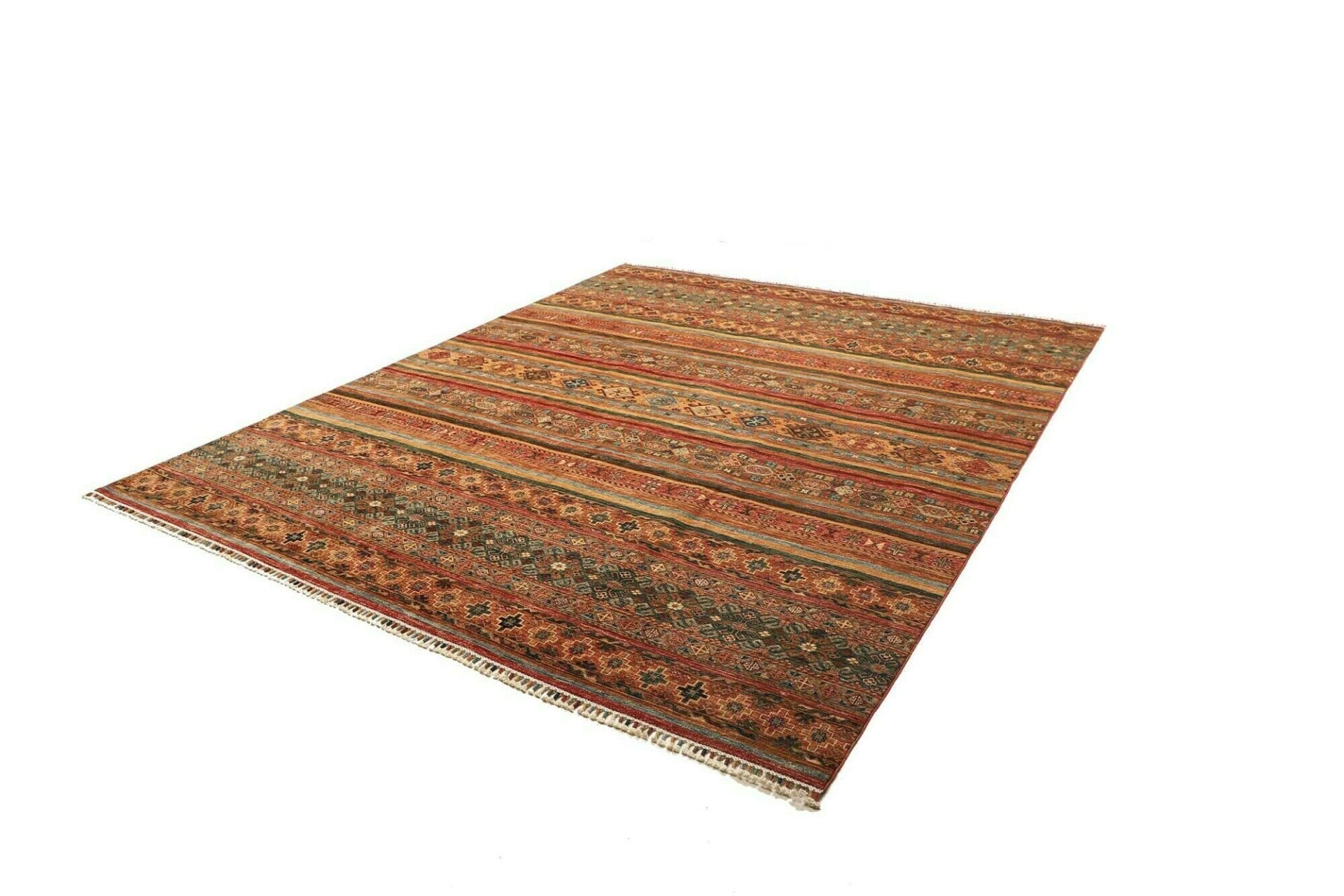 Handgeknüpfter Samarkand Orientteppich, 252 × 303 cm, Wolle