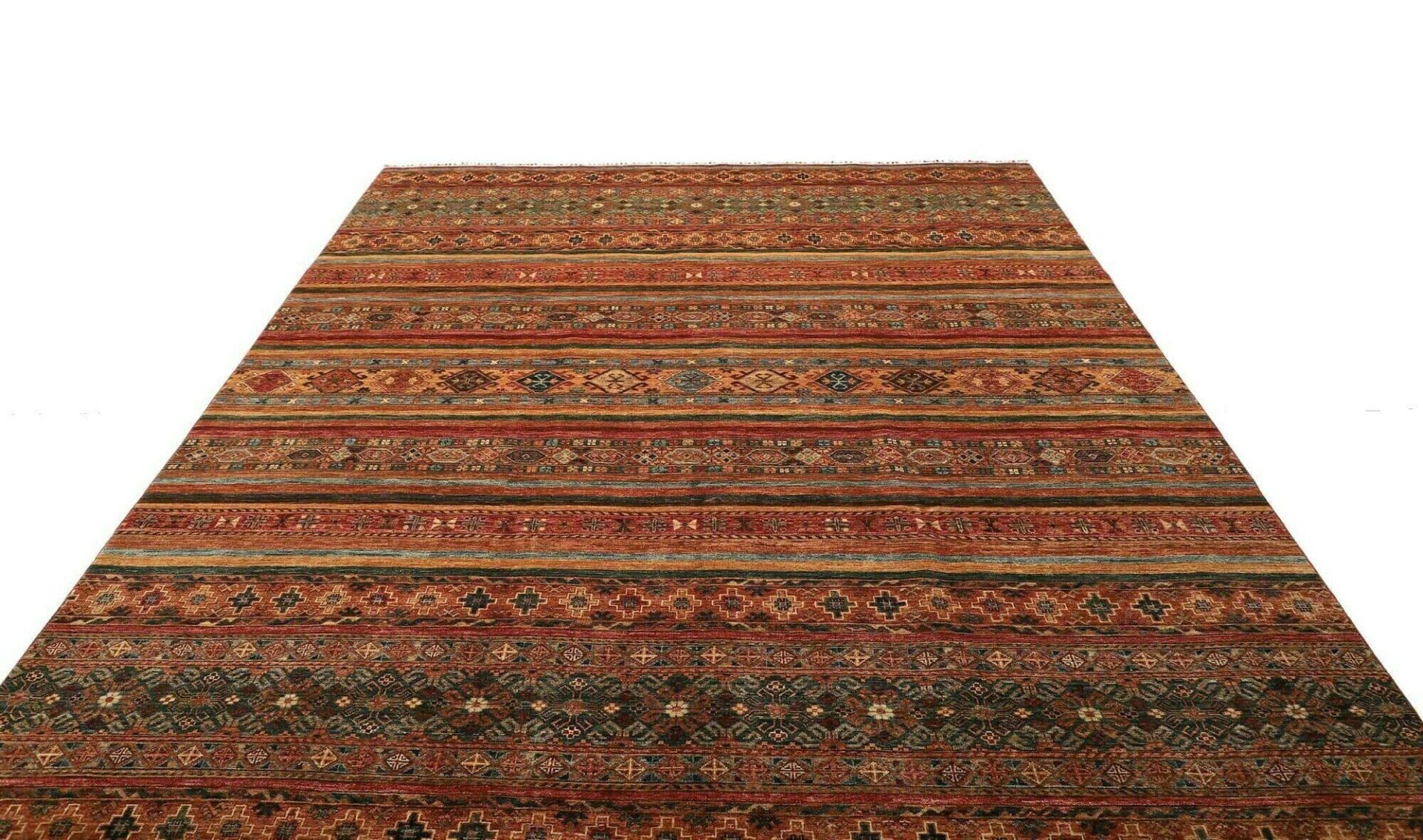 Handgeknüpfter Samarkand Orientteppich, 252 × 303 cm, Wolle