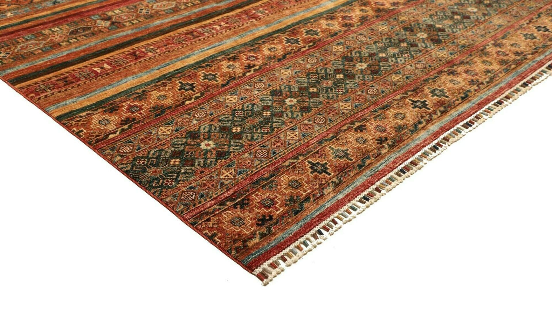Handgeknüpfter Samarkand Orientteppich, 252 × 303 cm, Wolle