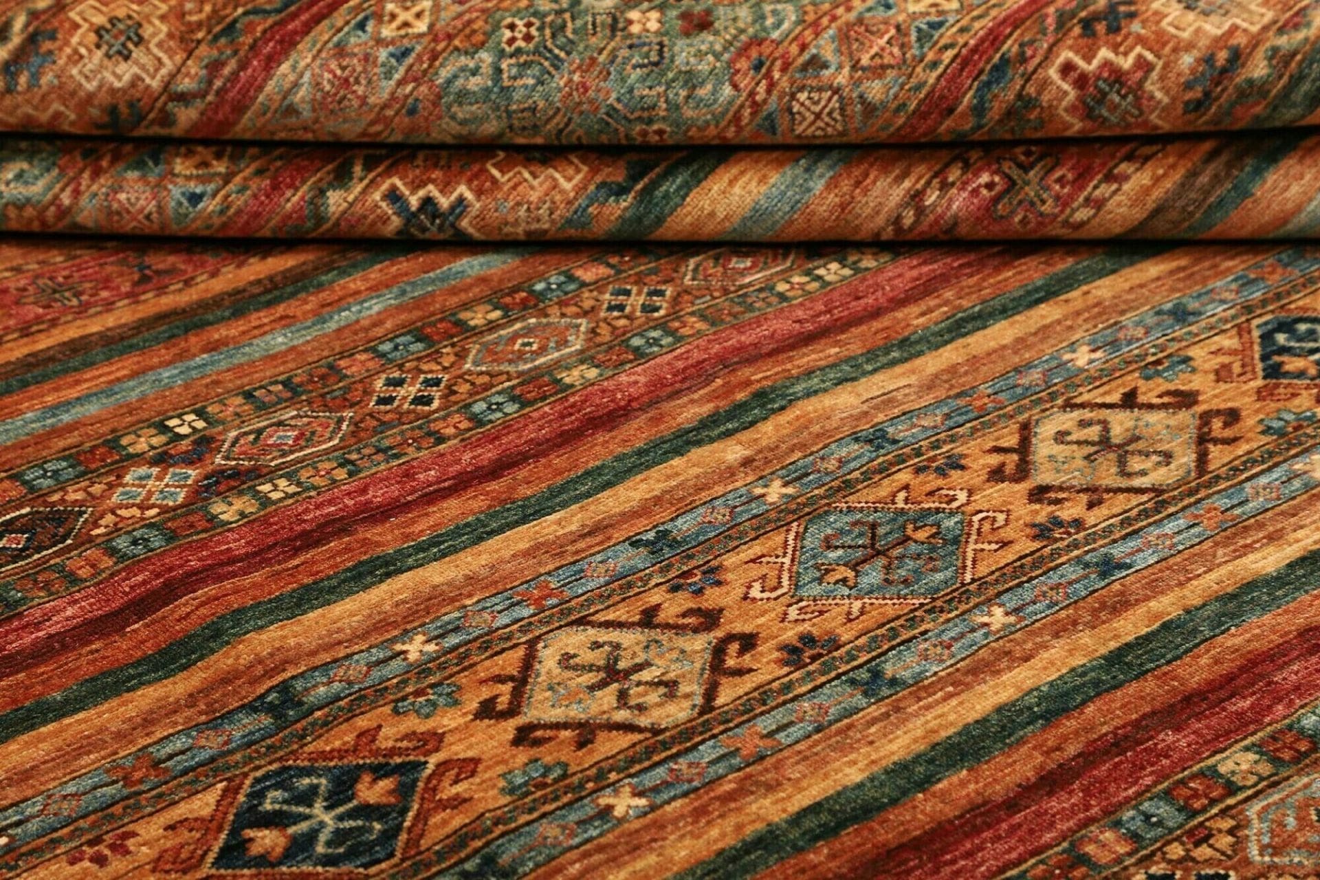 Handgeknüpfter Samarkand Orientteppich, 252 × 303 cm, Wolle