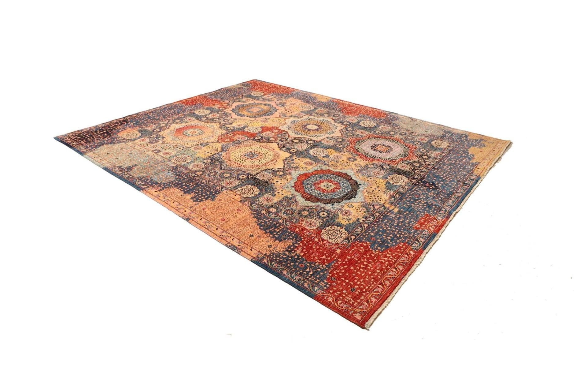 mamluk-orientteppich-251-x-305-cm-aus-schurwolle-handgeknupft-2 Mamluk Orientteppich 251 × 305 cm aus Wolle, handgeknüpft