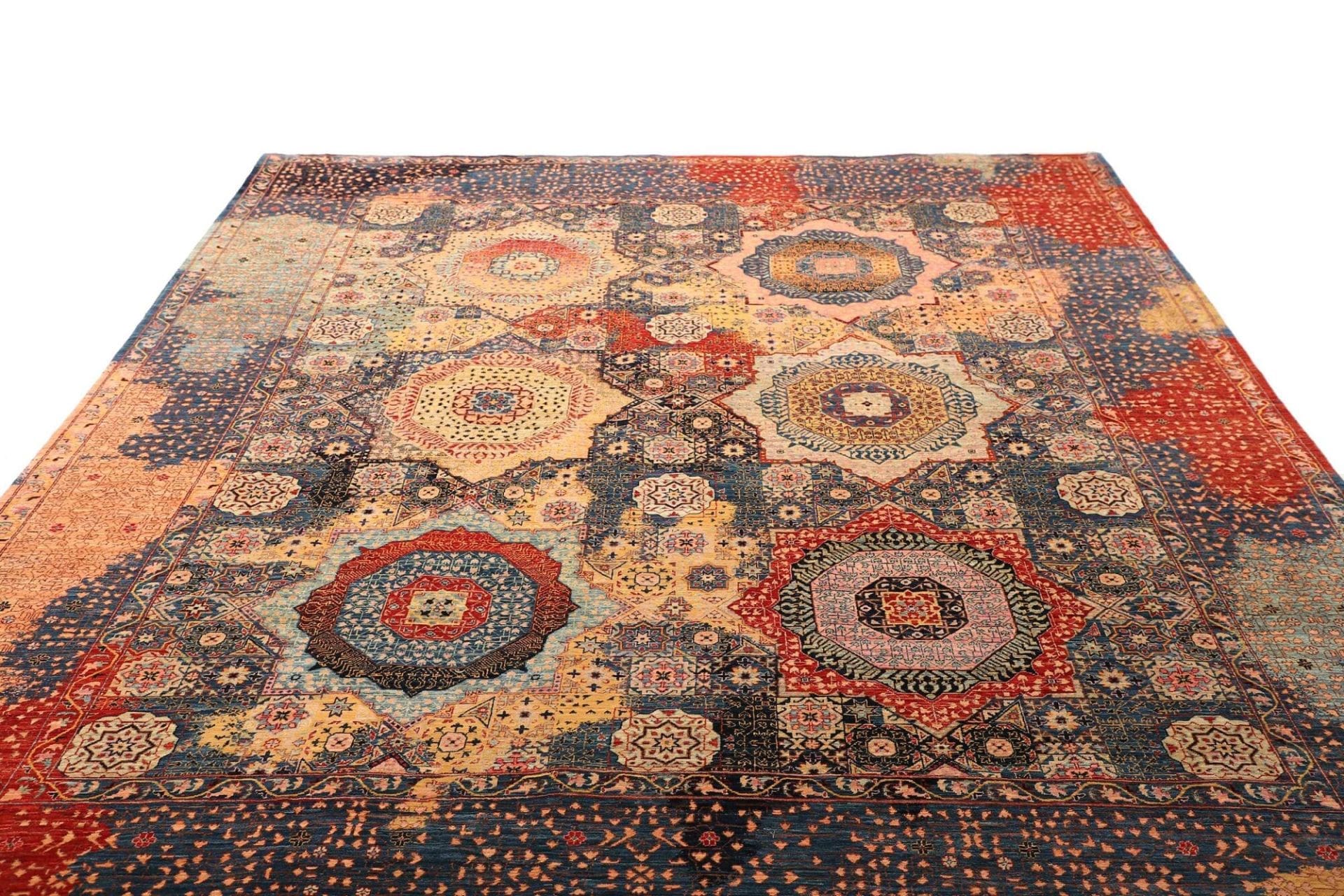 mamluk-orientteppich-251-x-305-cm-aus-schurwolle-handgeknupft-3 Mamluk Orientteppich 251 × 305 cm aus Wolle, handgeknüpft