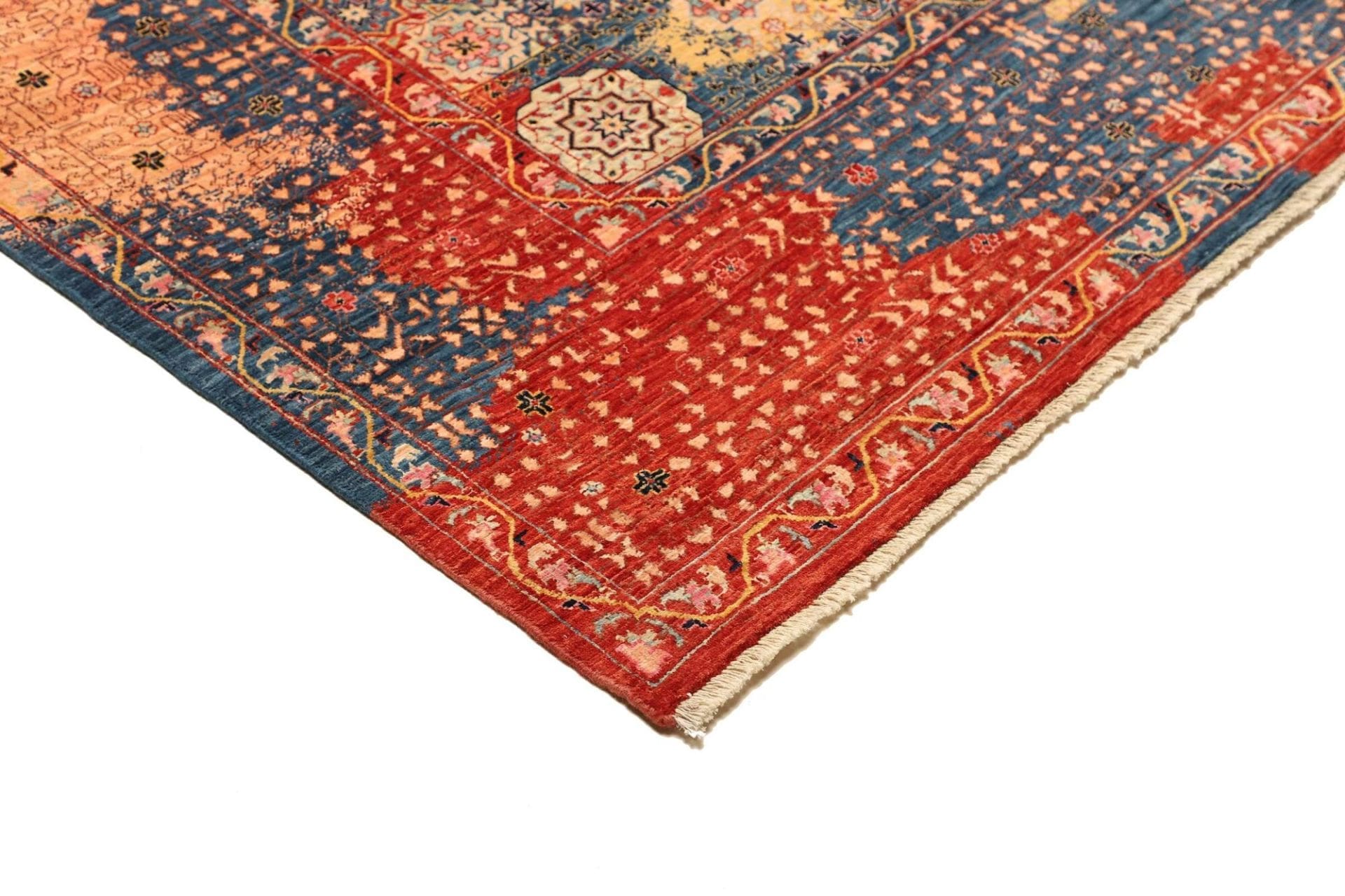 mamluk-orientteppich-251-x-305-cm-aus-schurwolle-handgeknupft-4 Mamluk Orientteppich 251 × 305 cm aus Wolle, handgeknüpft