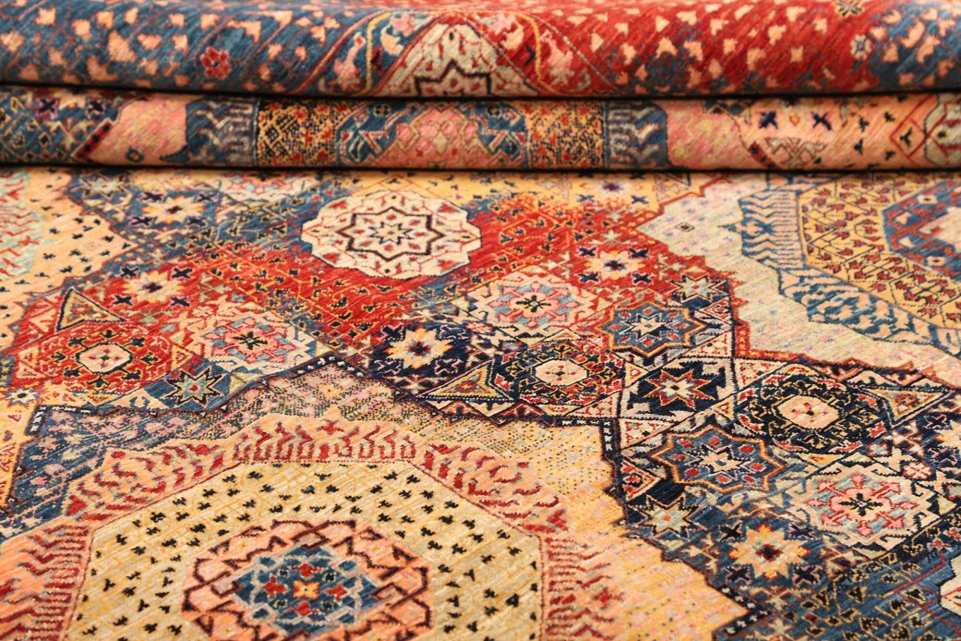 mamluk-orientteppich-251-x-305-cm-aus-schurwolle-handgeknupft-9 Mamluk Orientteppich 251 × 305 cm aus Wolle, handgeknüpft