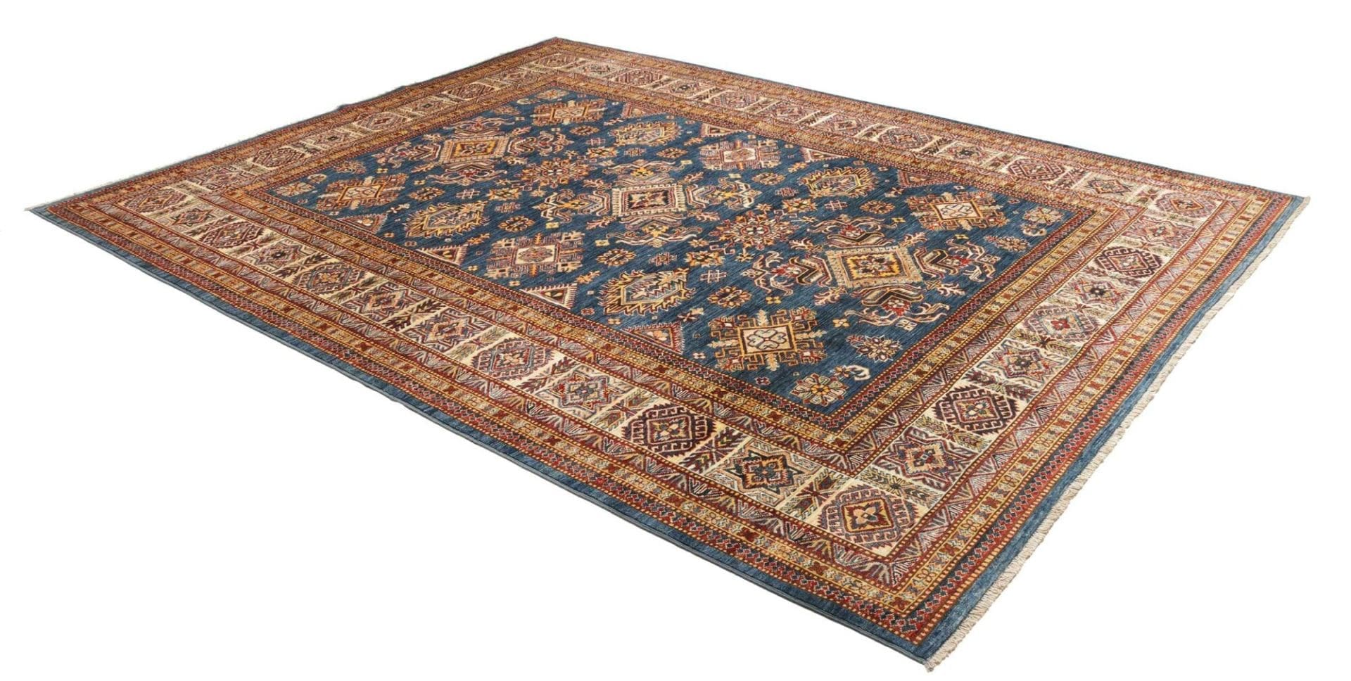 Kazak Orientteppich 245 × 313 cm aus Wolle, handgeknüpft