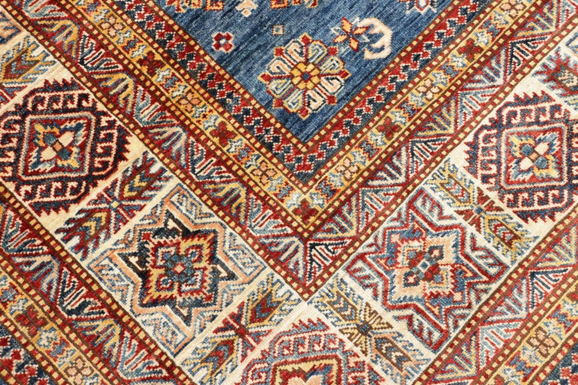 Kazak Orientteppich 245 × 313 cm aus Wolle, handgeknüpft
