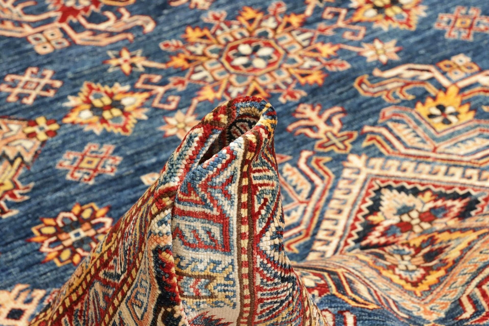 Kazak Orientteppich 245 × 313 cm aus Wolle, handgeknüpft