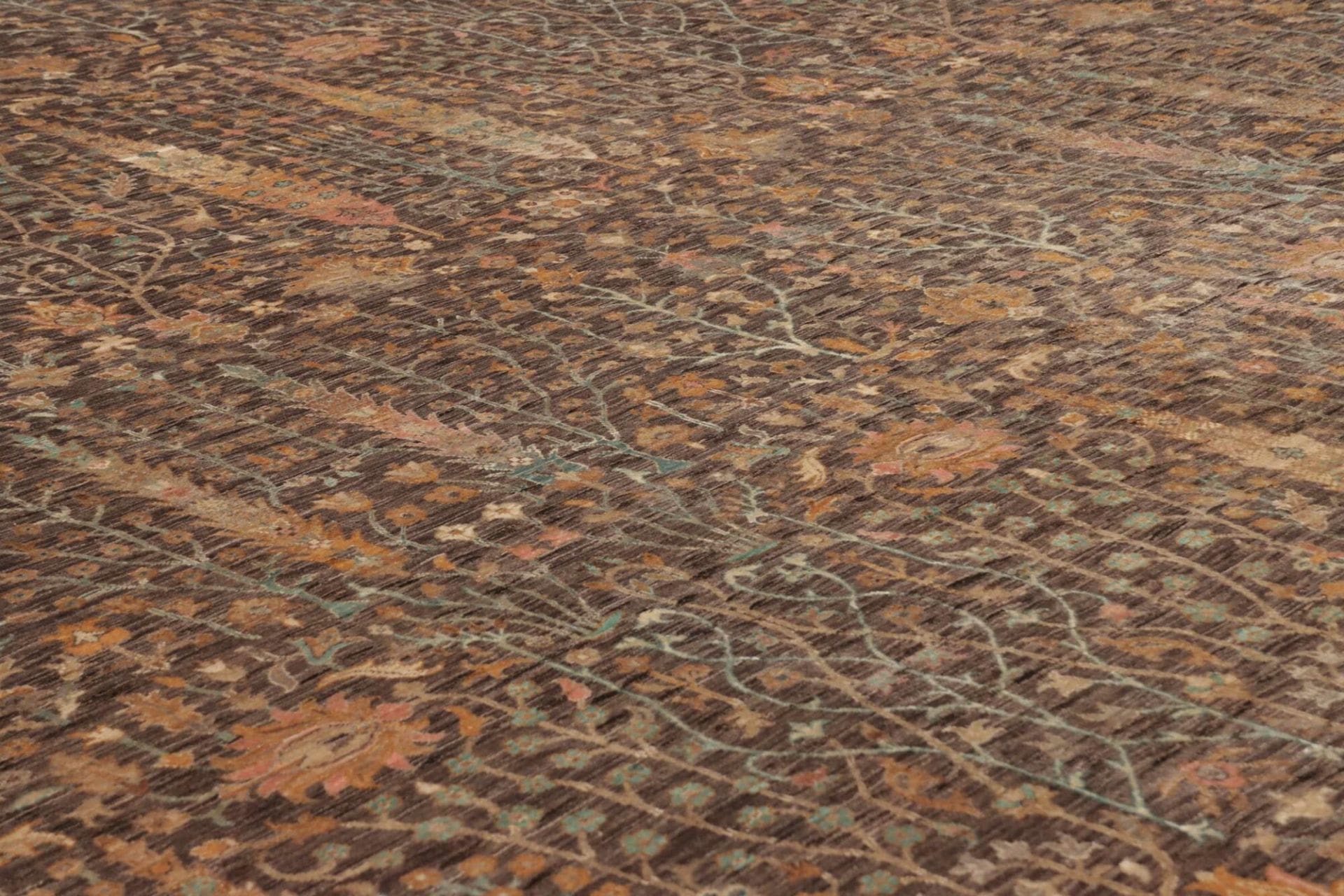 Handgeknüpfter Samarkand Orientteppich, 282 × 366 cm, Wolle