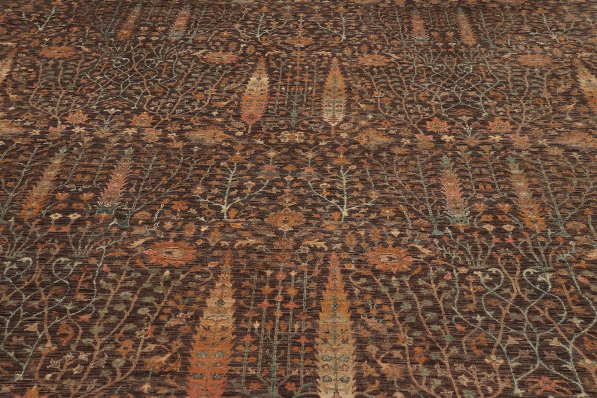 Handgeknüpfter Samarkand Orientteppich, 282 × 366 cm, Wolle