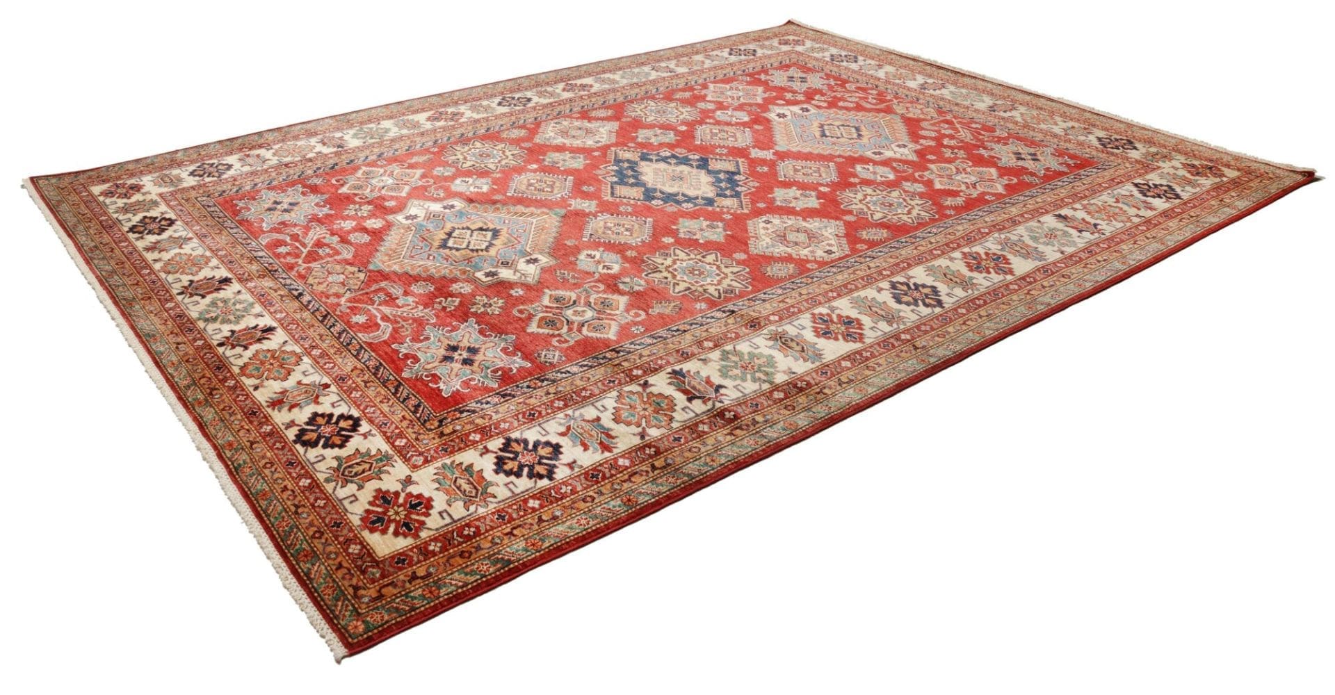 Handgeknüpfter Kazak Orientteppich, 283 × 370 cm, Wolle