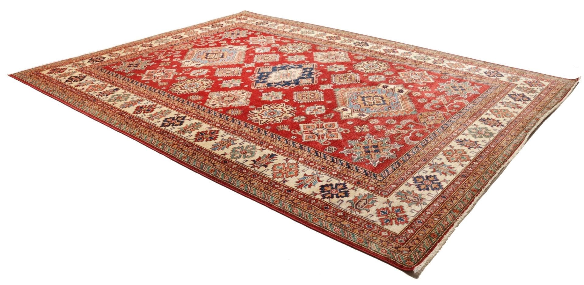 Handgeknüpfter Kazak Orientteppich, 283 × 370 cm, Wolle