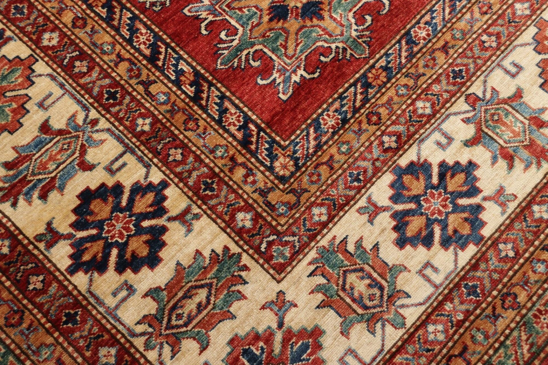 Handgeknüpfter Kazak Orientteppich, 283 × 370 cm, Wolle