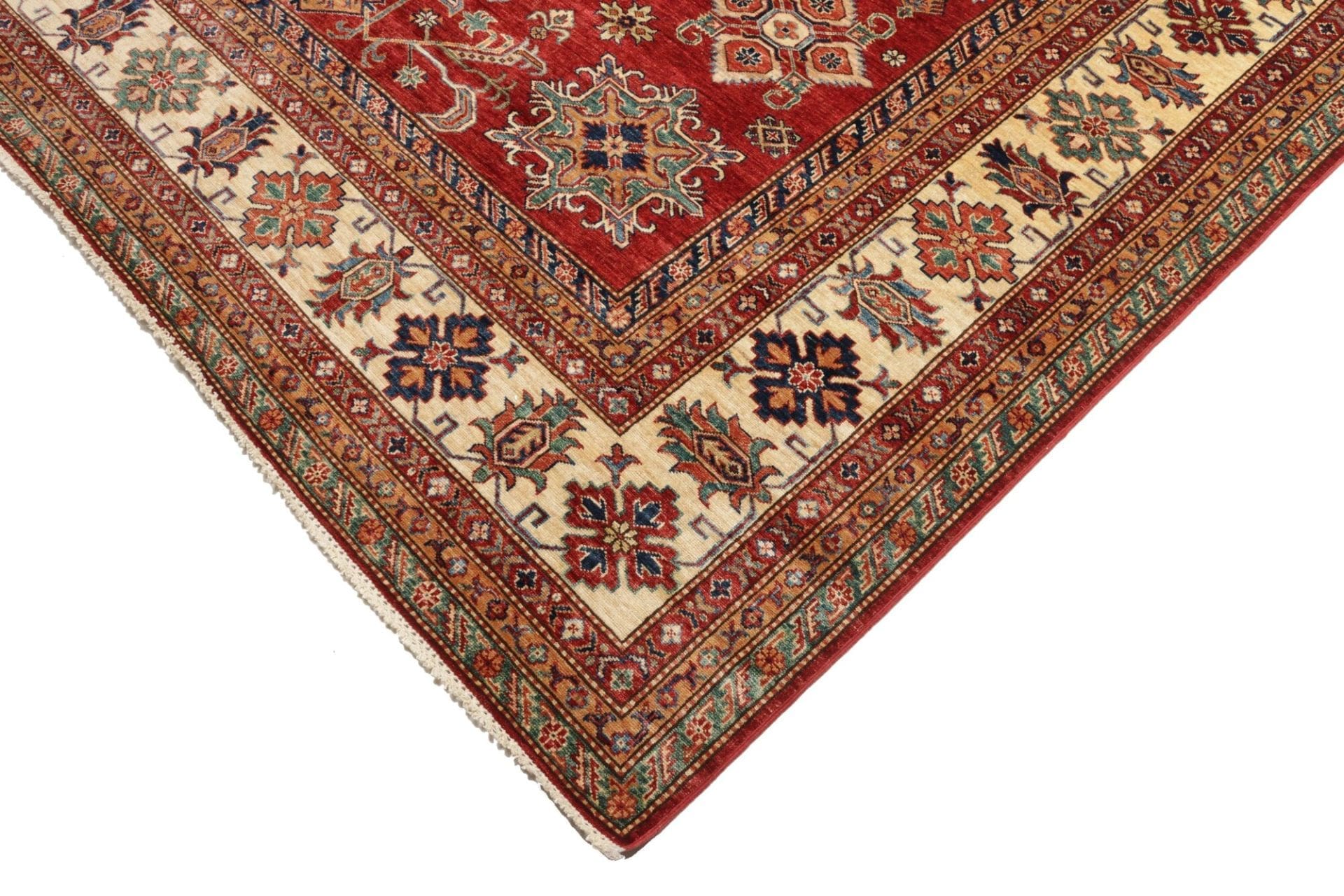 Handgeknüpfter Kazak Orientteppich, 283 × 370 cm, Wolle