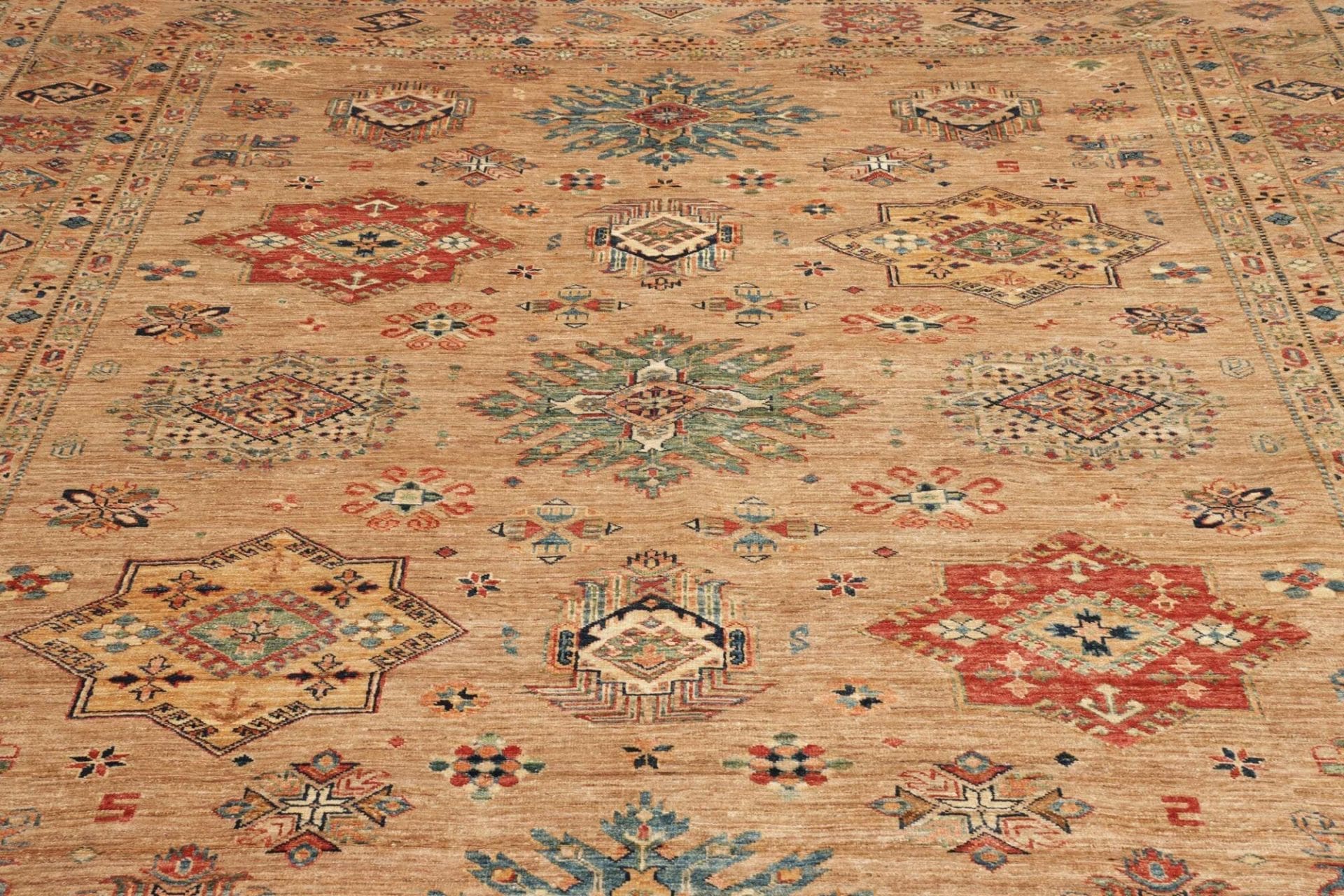 Handgeknüpfter Kazak Orientteppich 252 × 315 cm