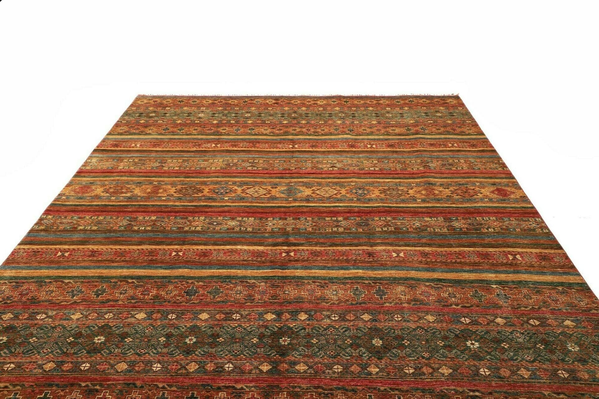 Handgeknüpfter Samarkand Orientteppich, 254 × 305 cm, Wolle
