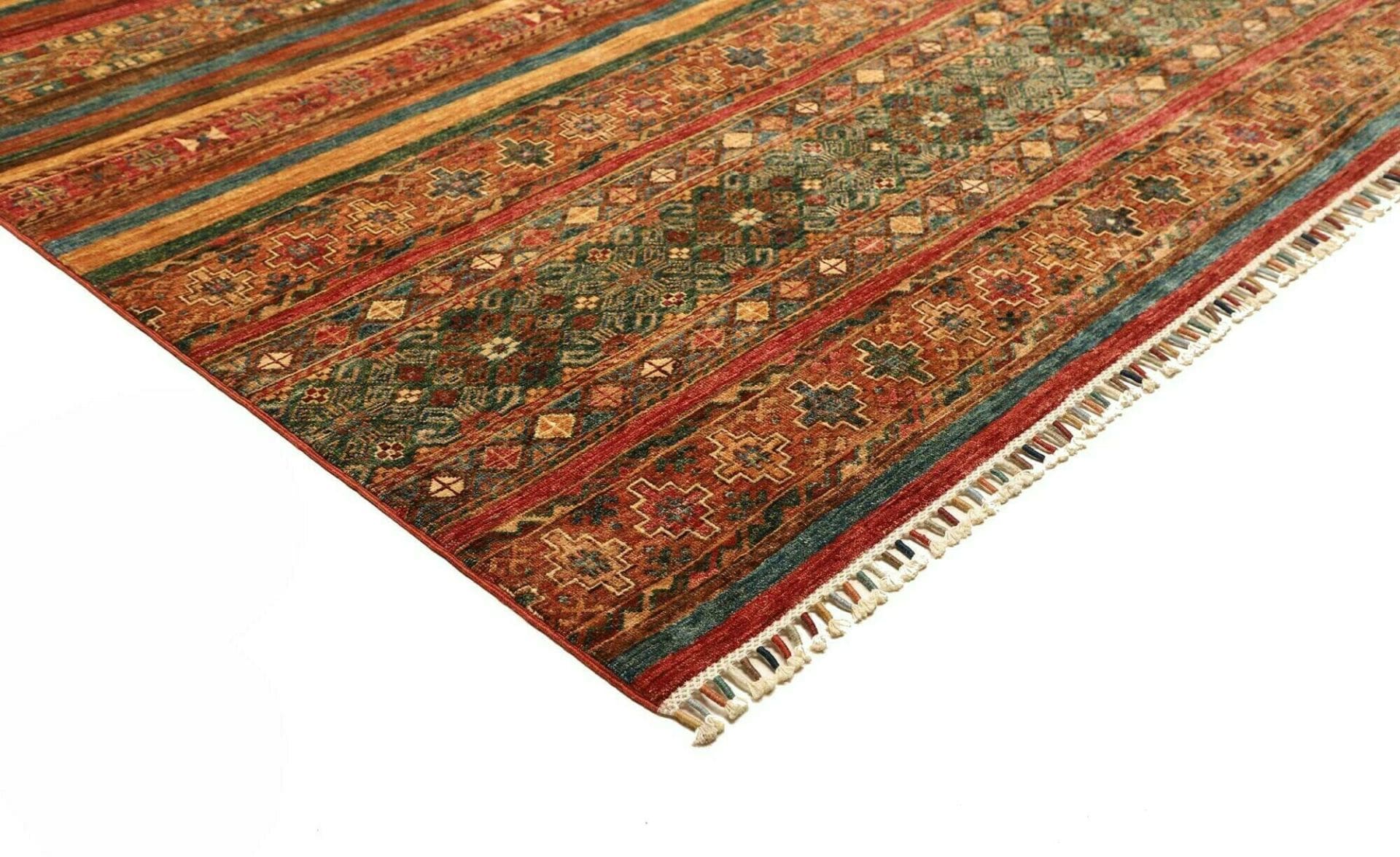 Handgeknüpfter Samarkand Orientteppich, 254 × 305 cm, Wolle