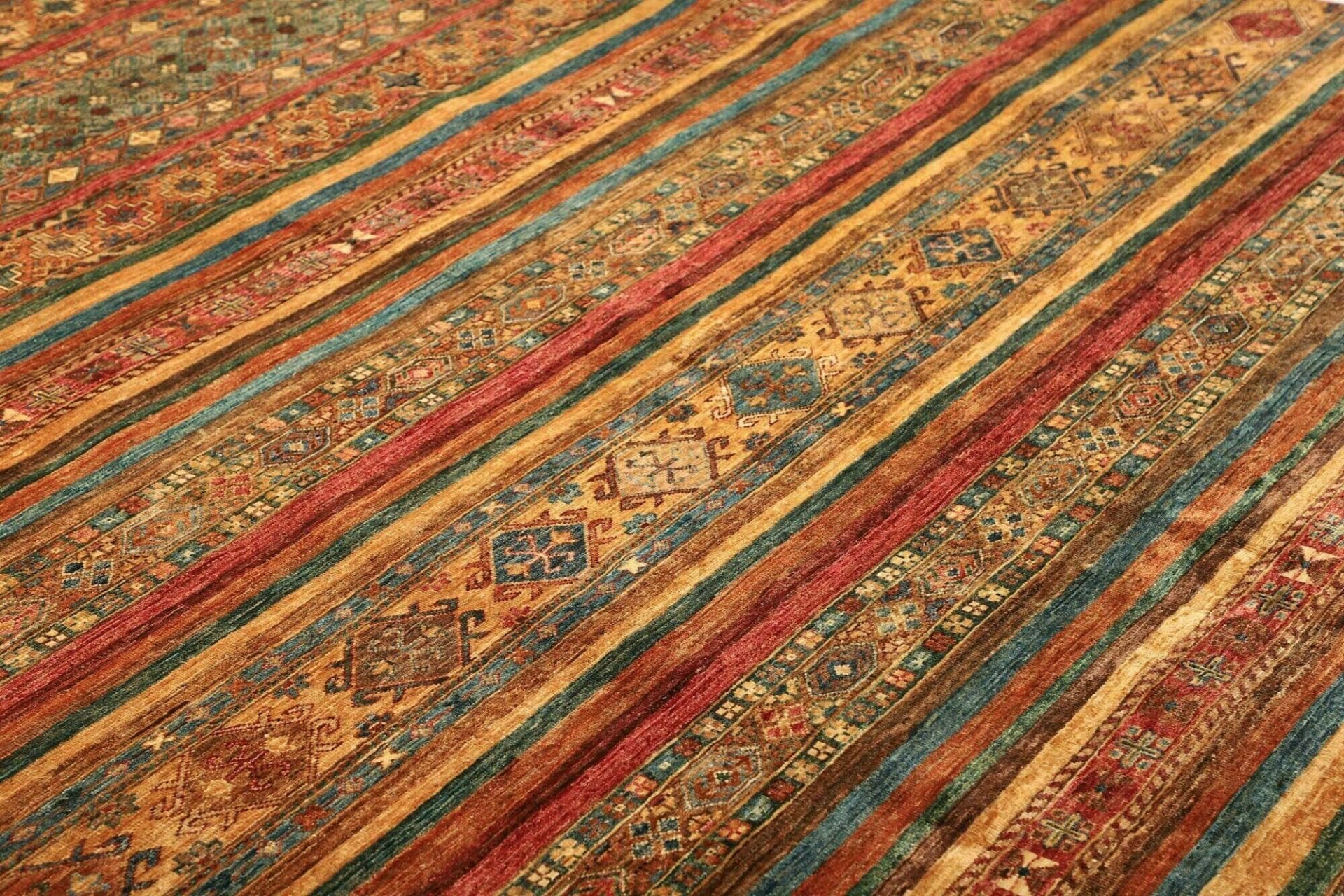 Handgeknüpfter Samarkand Orientteppich, 254 × 305 cm, Wolle