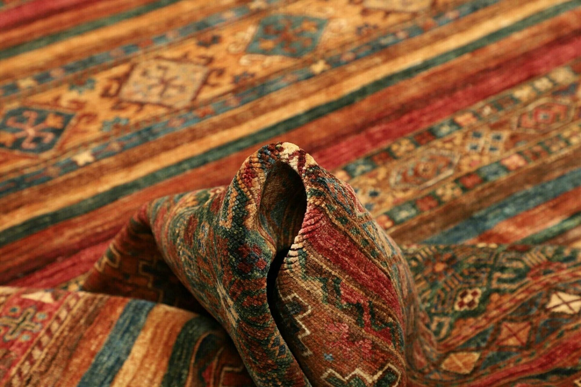 Handgeknüpfter Samarkand Orientteppich, 254 × 305 cm, Wolle