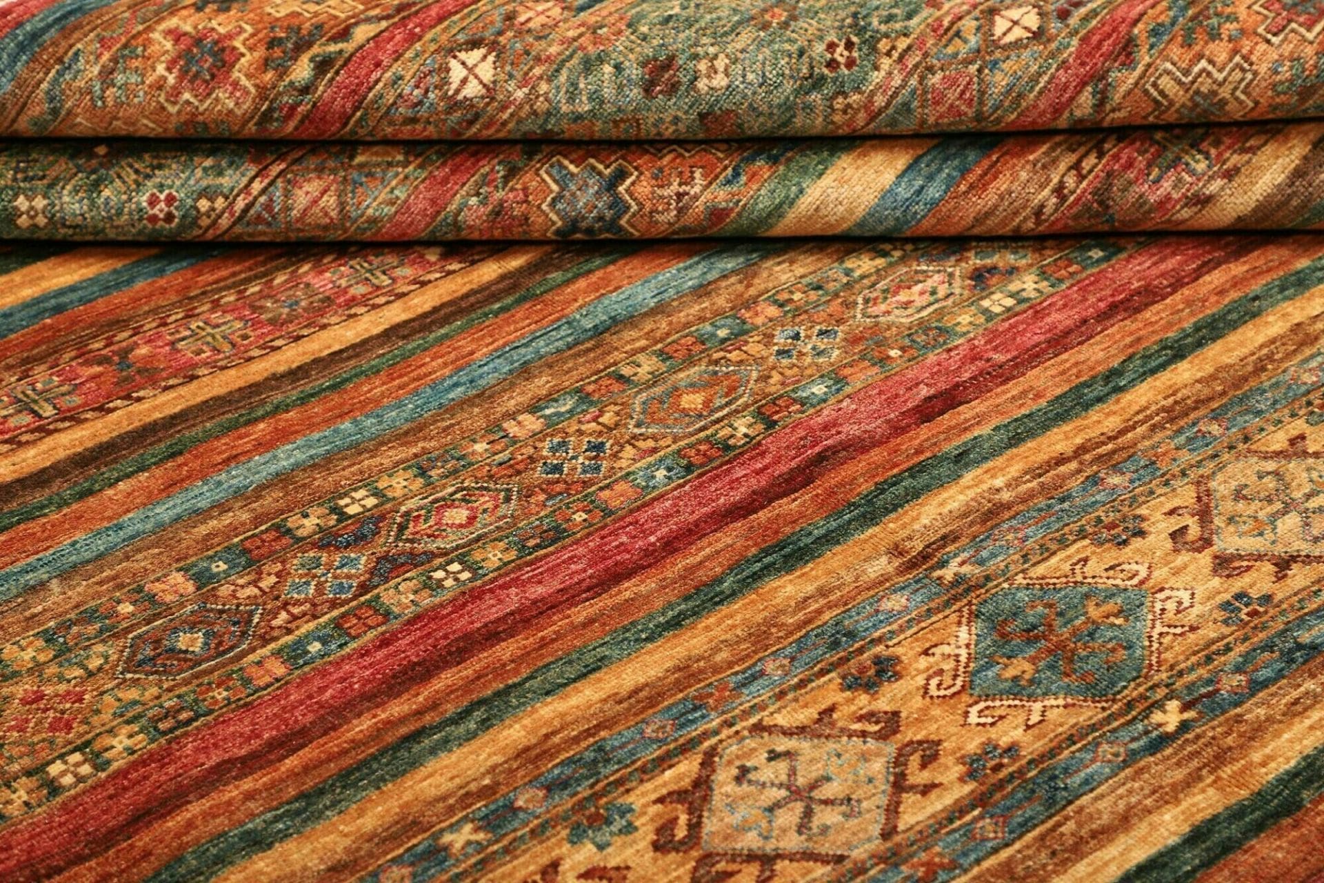 Handgeknüpfter Samarkand Orientteppich, 254 × 305 cm, Wolle