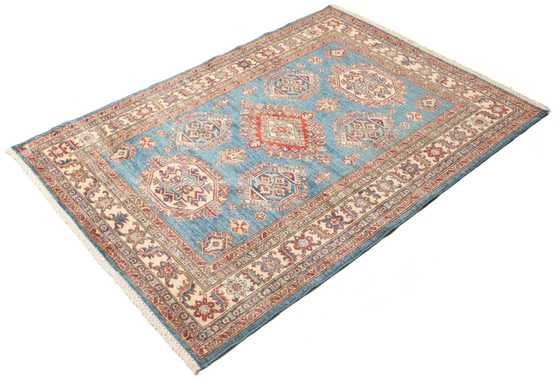 Handgeknüpfter Kazak Orientteppich 124 × 170 cm