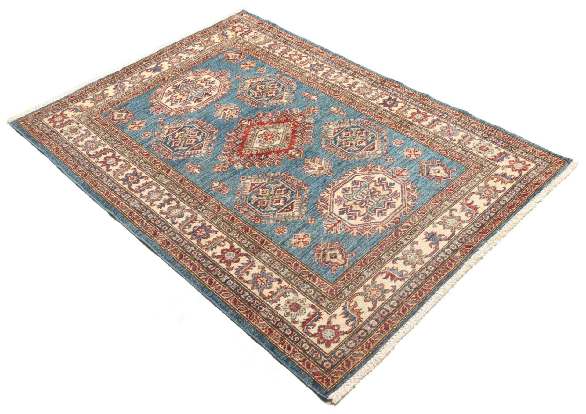 Handgeknüpfter Kazak Orientteppich 124 × 170 cm
