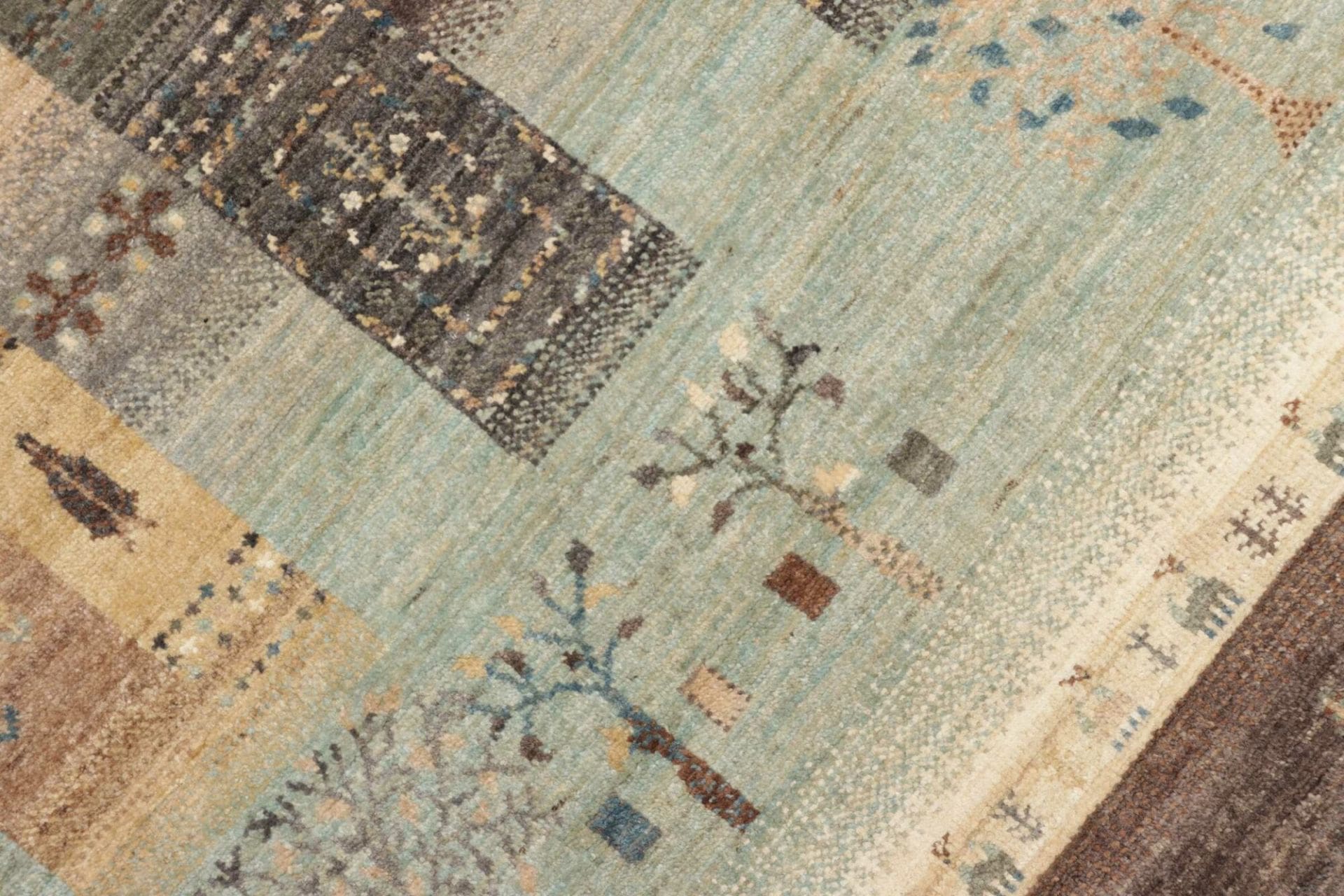 Handgeknüpfter Samarkand Orientteppich, 236 × 293 cm, Wolle