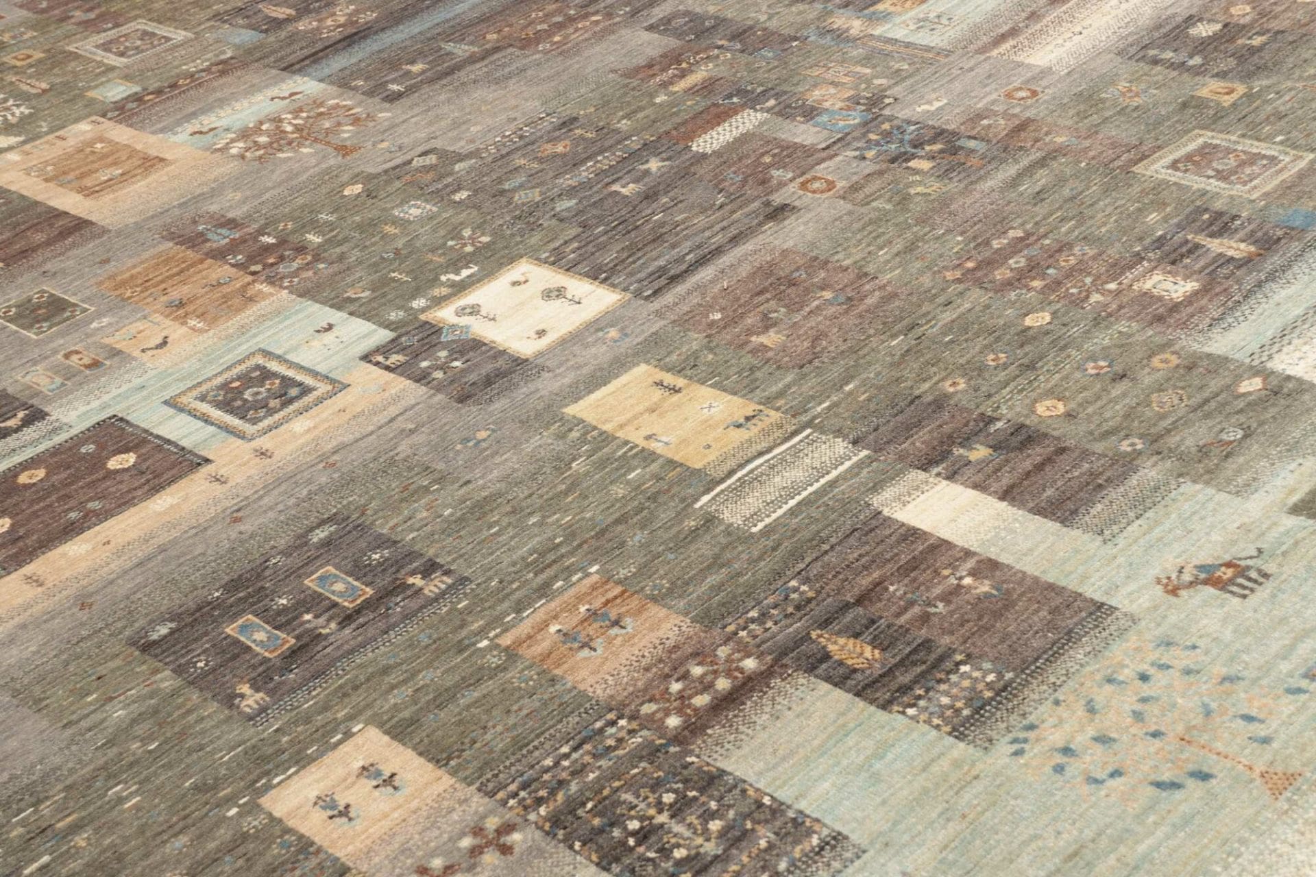 Handgeknüpfter Samarkand Orientteppich, 236 × 293 cm, Wolle