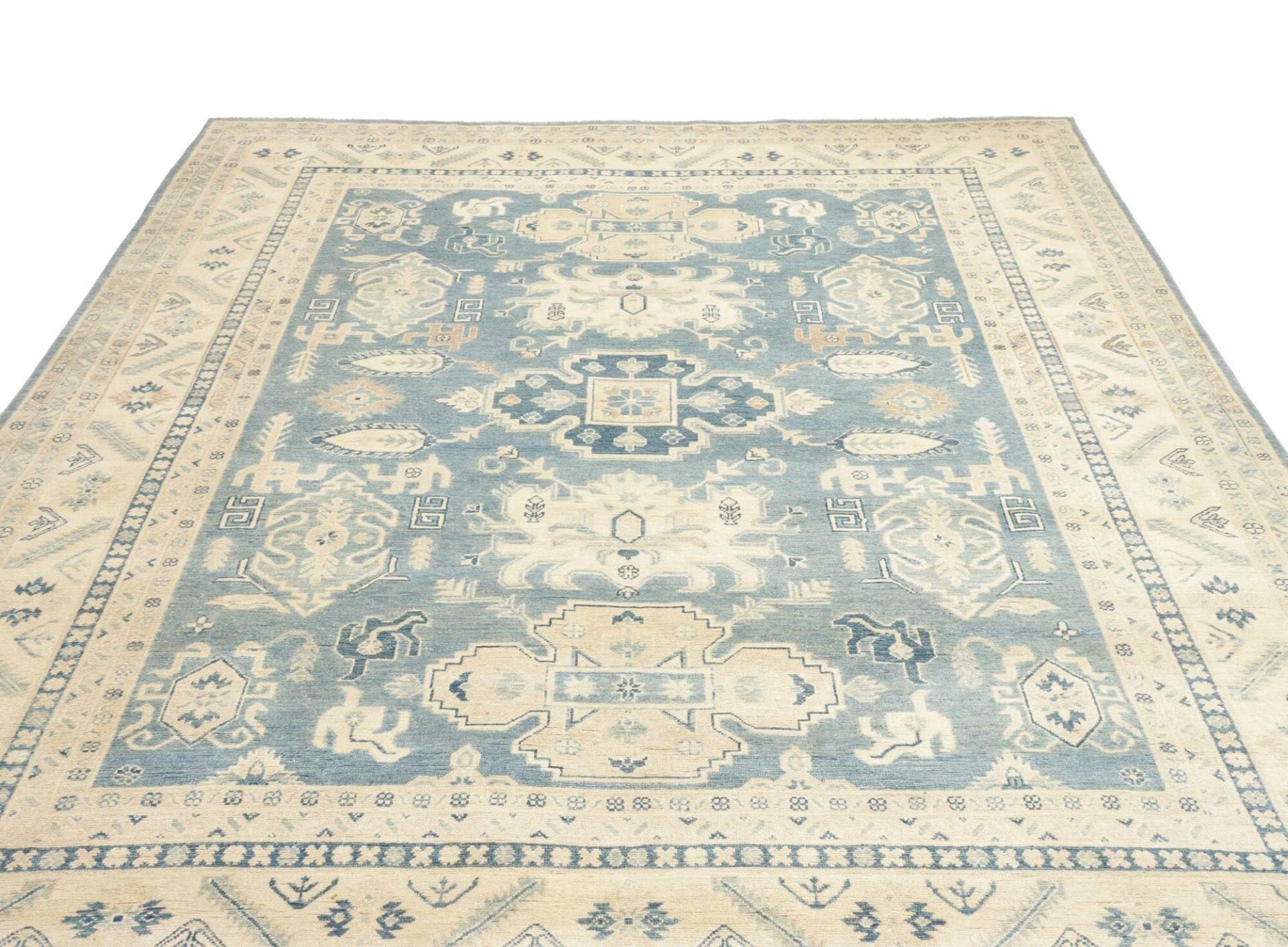 Handgeknüpfter Kazak Orientteppich, 245 × 293 cm, Wolle