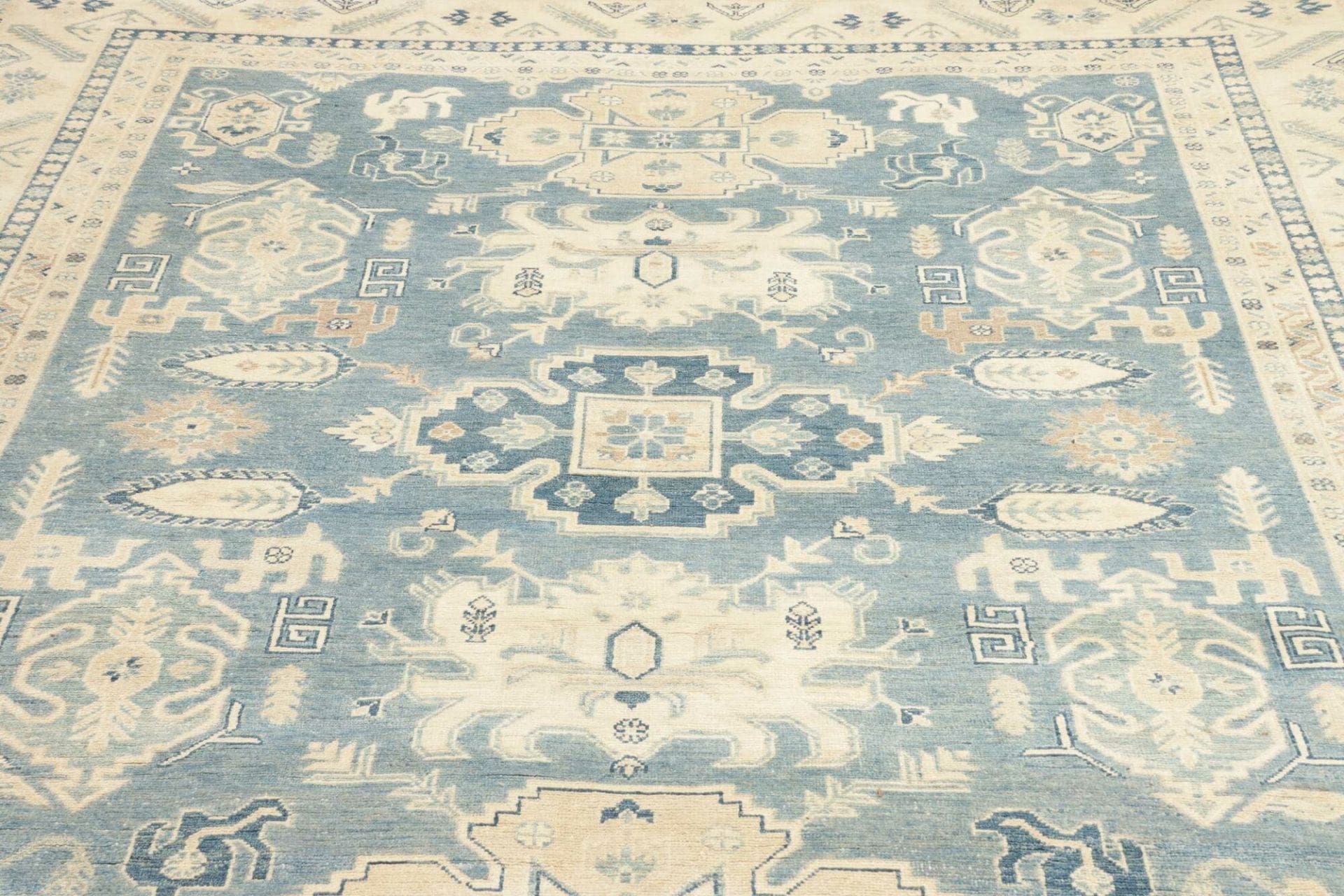 Handgeknüpfter Kazak Orientteppich, 245 × 293 cm, Wolle