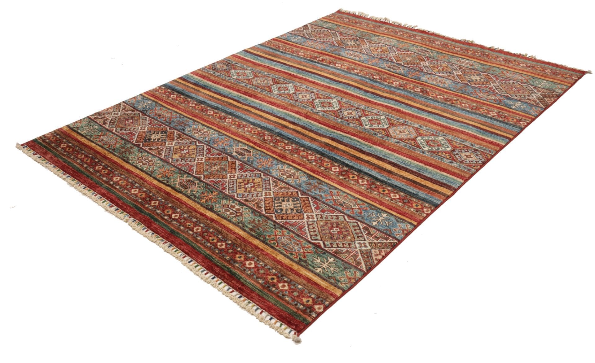 Handgeknüpfter Samarkand Orientteppich 182 × 237 cm