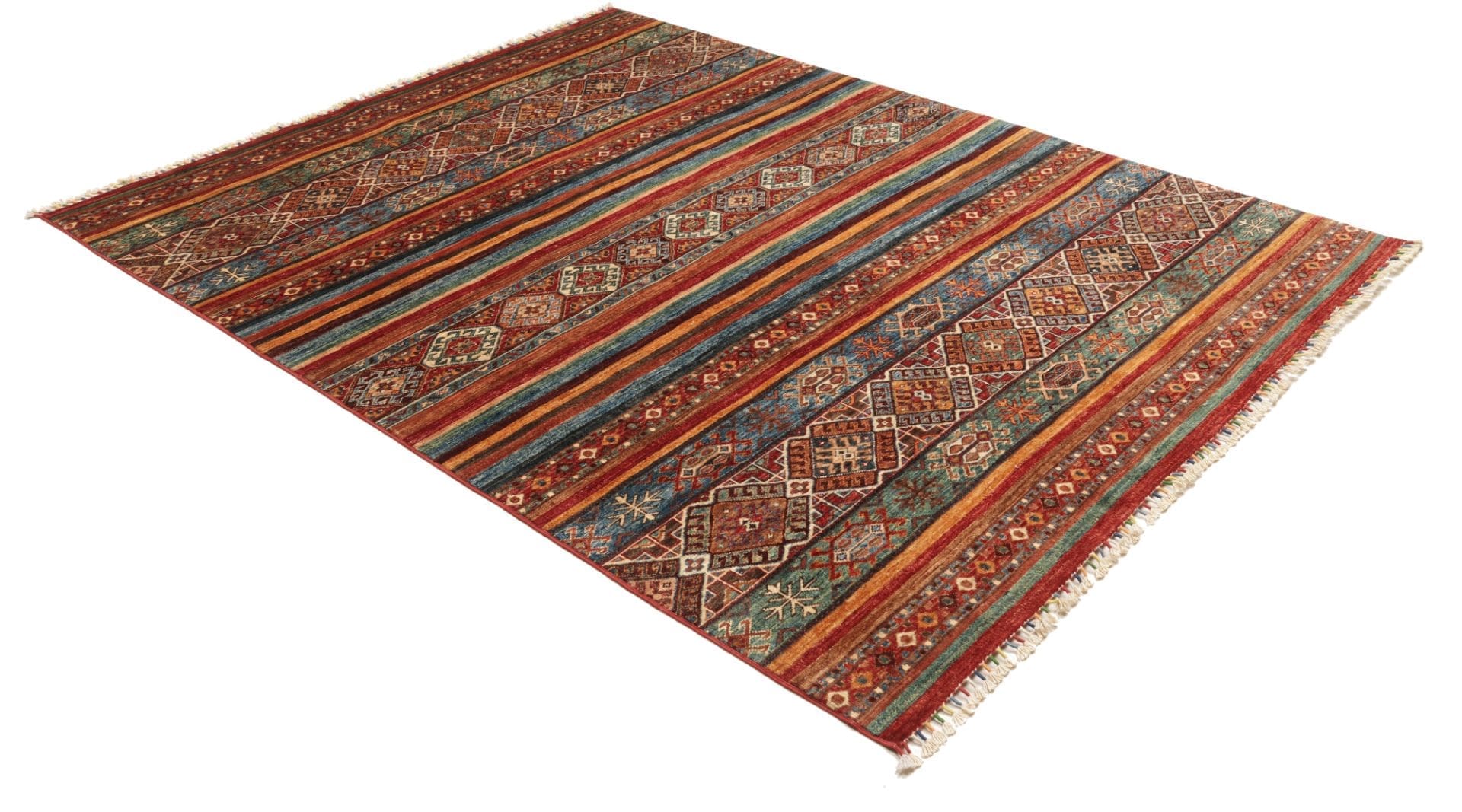 Handgeknüpfter Samarkand Orientteppich 182 × 237 cm