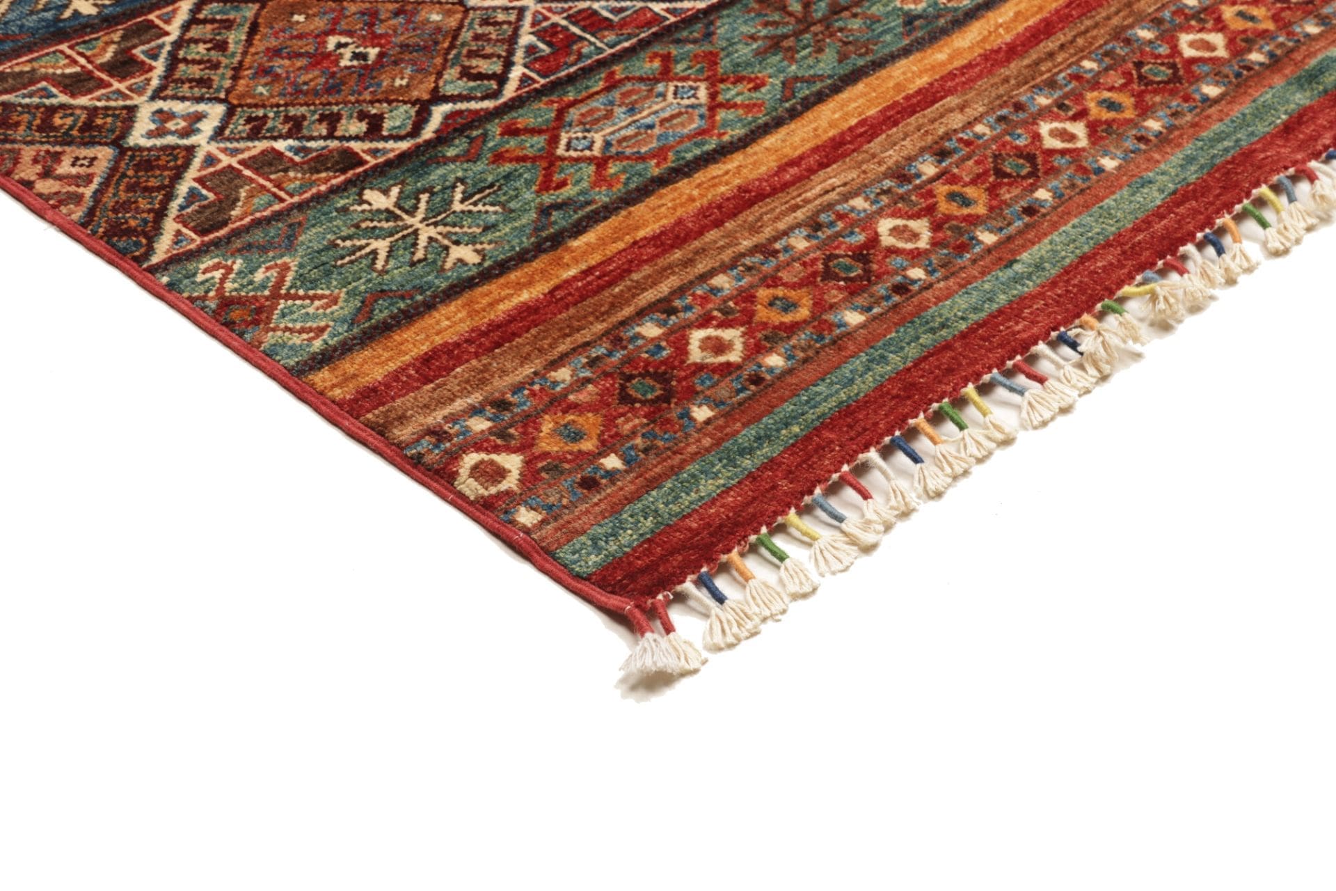Handgeknüpfter Samarkand Orientteppich 182 × 237 cm