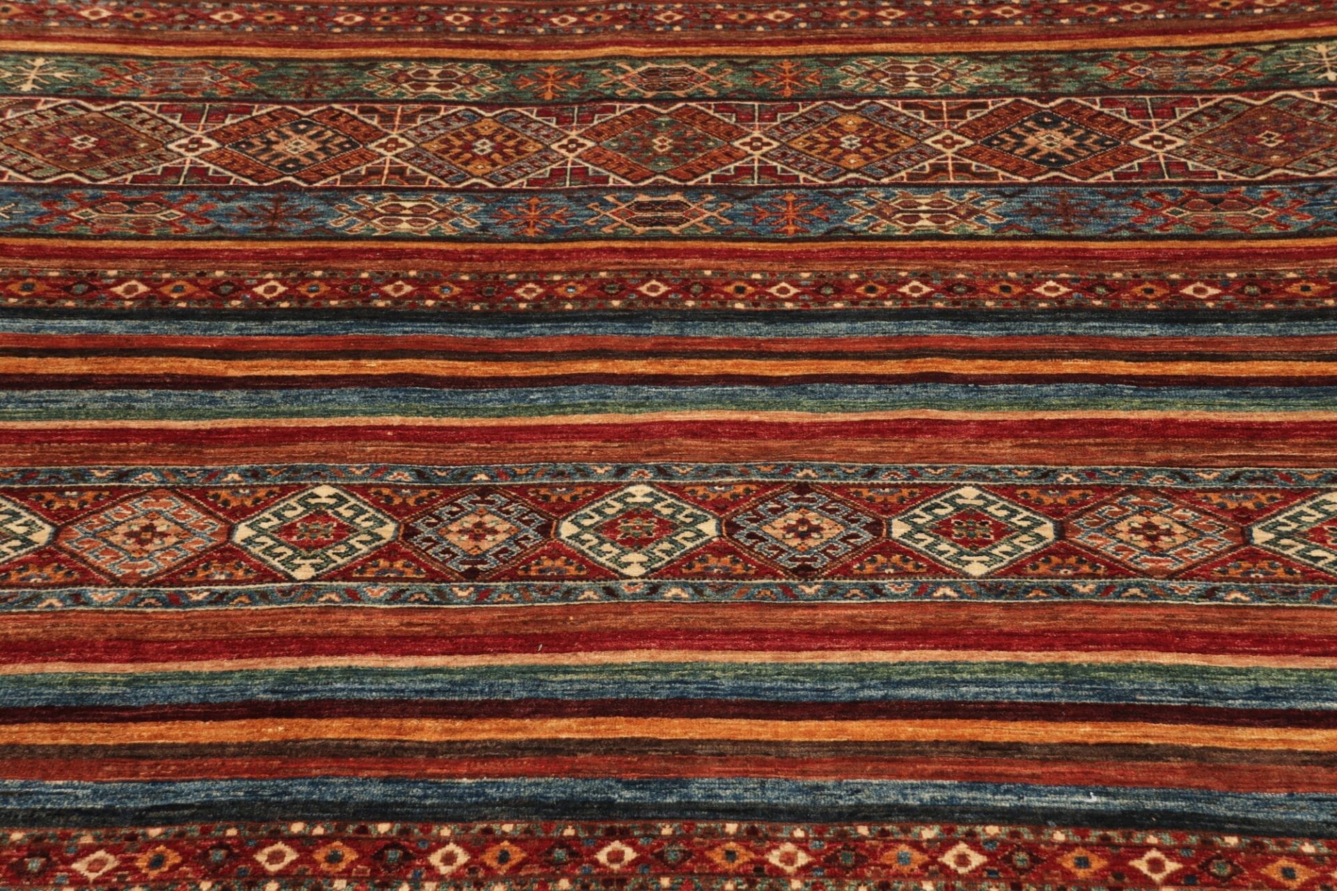 Handgeknüpfter Samarkand Orientteppich 182 × 237 cm