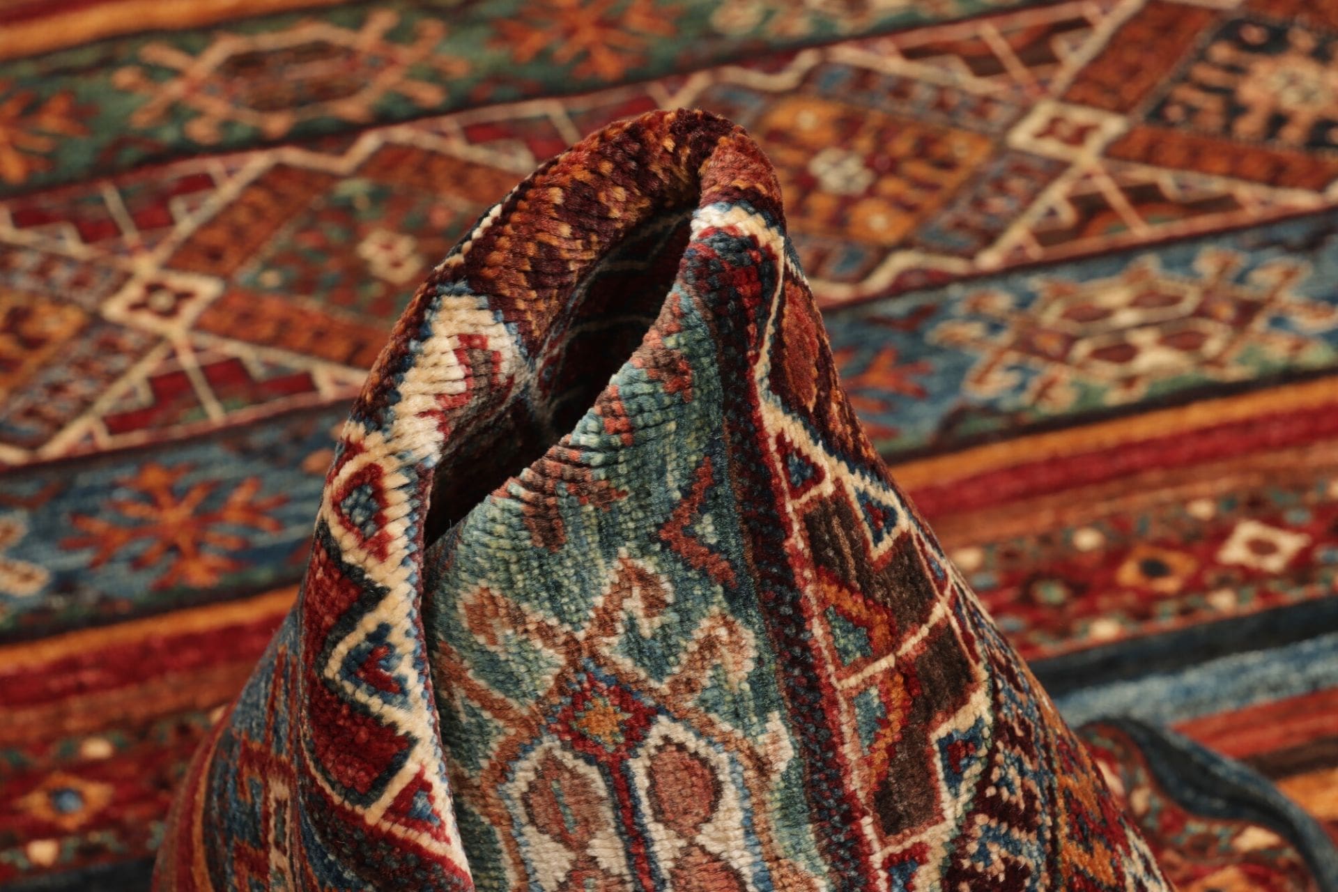 Handgeknüpfter Samarkand Orientteppich 182 × 237 cm