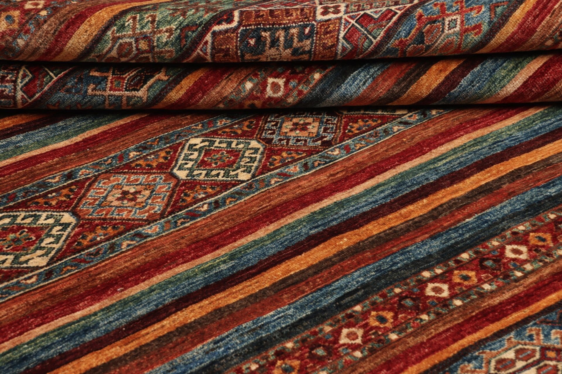 Handgeknüpfter Samarkand Orientteppich 182 × 237 cm
