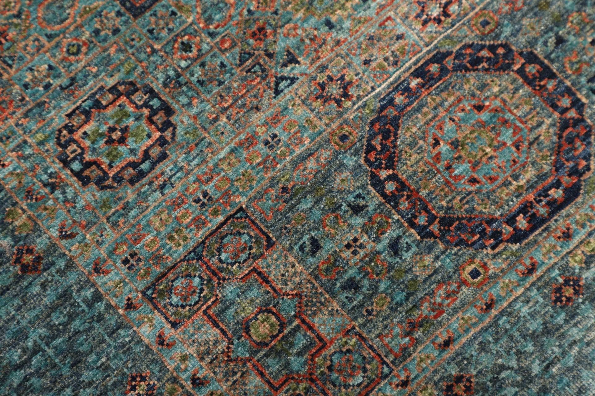 mamluk-orientteppich-84-x-115cm-handgeknupft-seide-hochwertig-5 Handgeknüpfter Mamluk Orientteppich 84 × 115 cm
