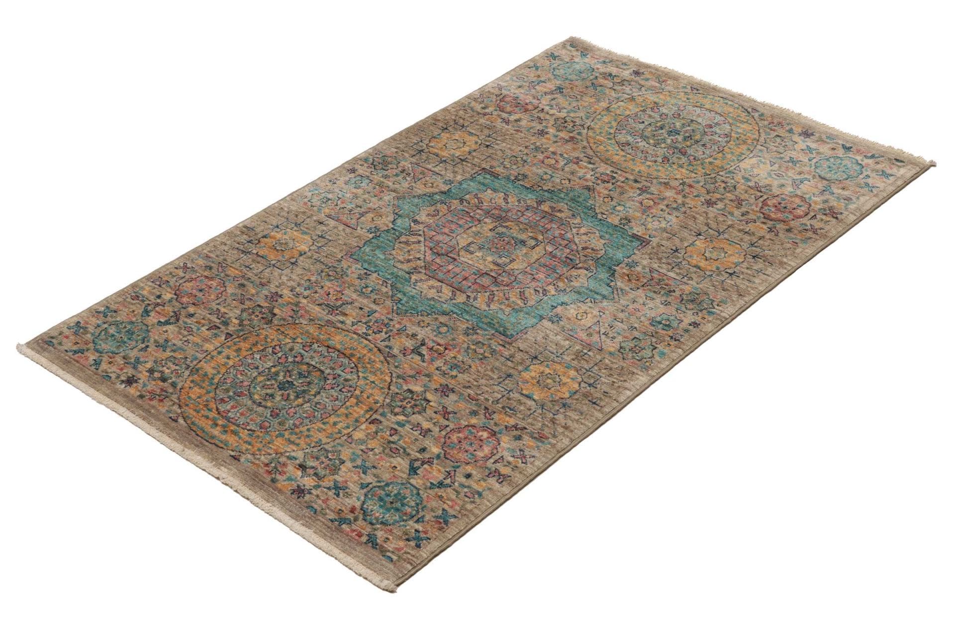 Handgeknüpfter Mamluk Orientteppich 84 × 125 cm