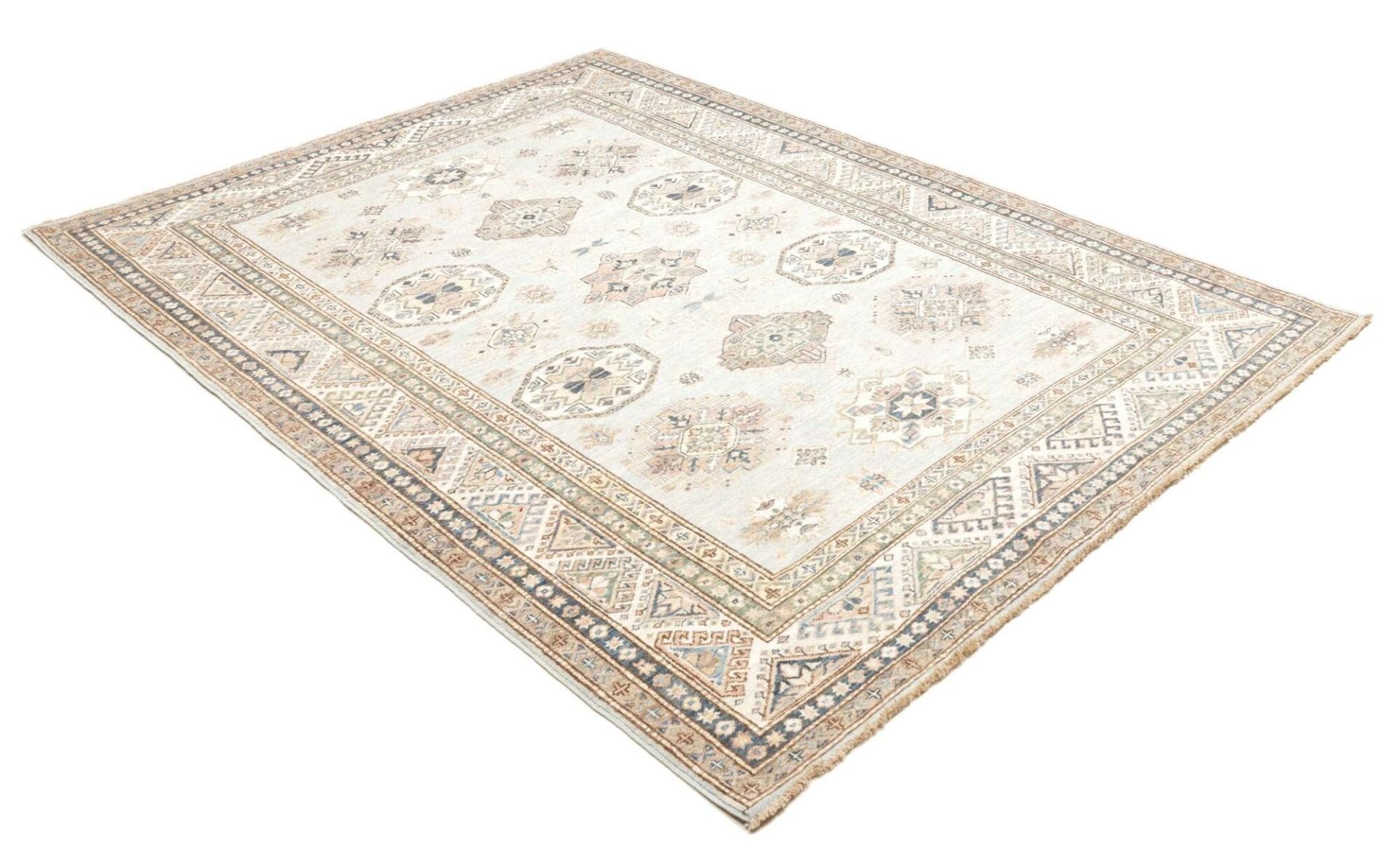 Kazak Orientteppich 181 × 238 cm aus Wolle, handgeknüpft