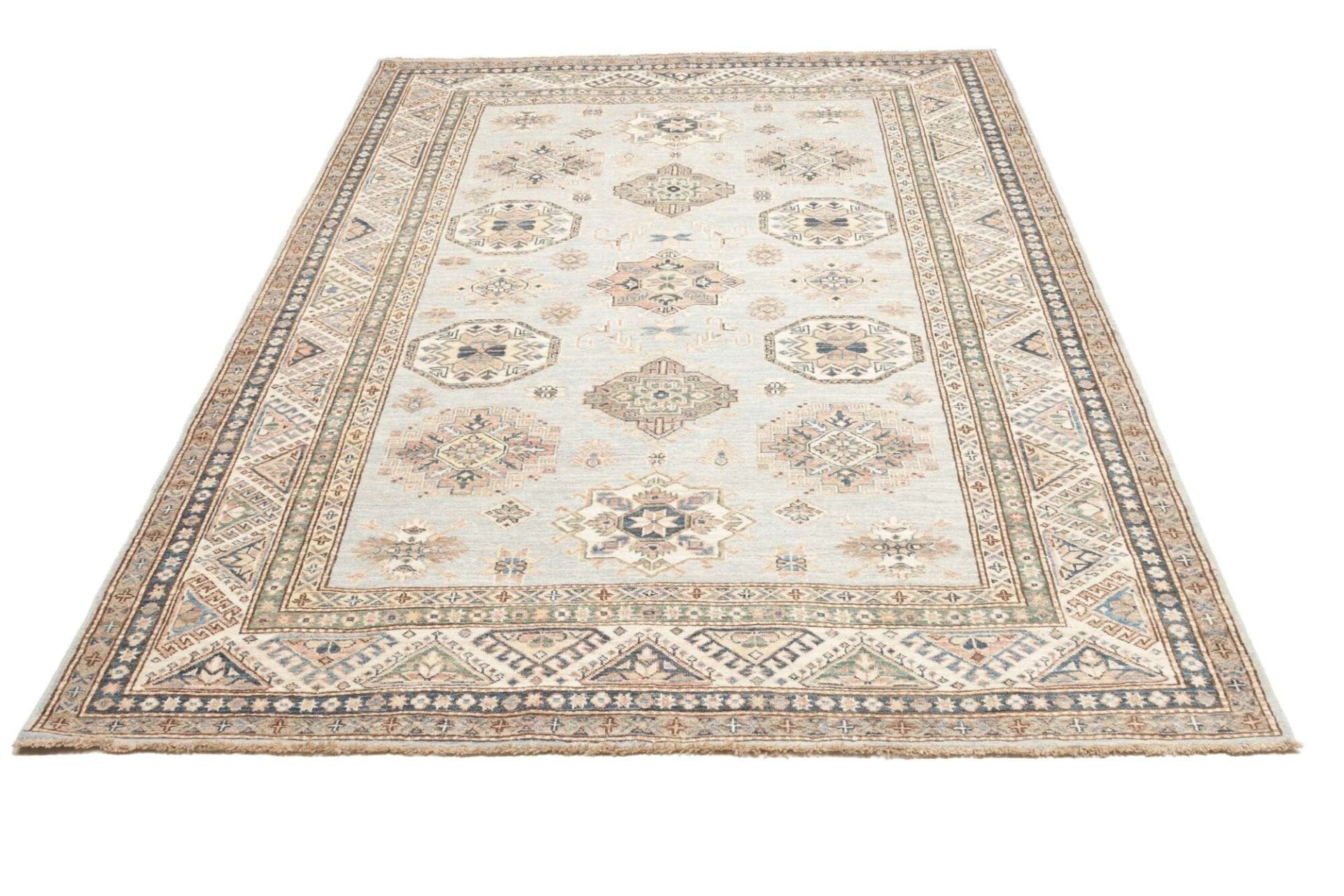 Kazak Orientteppich 181 × 238 cm aus Wolle, handgeknüpft