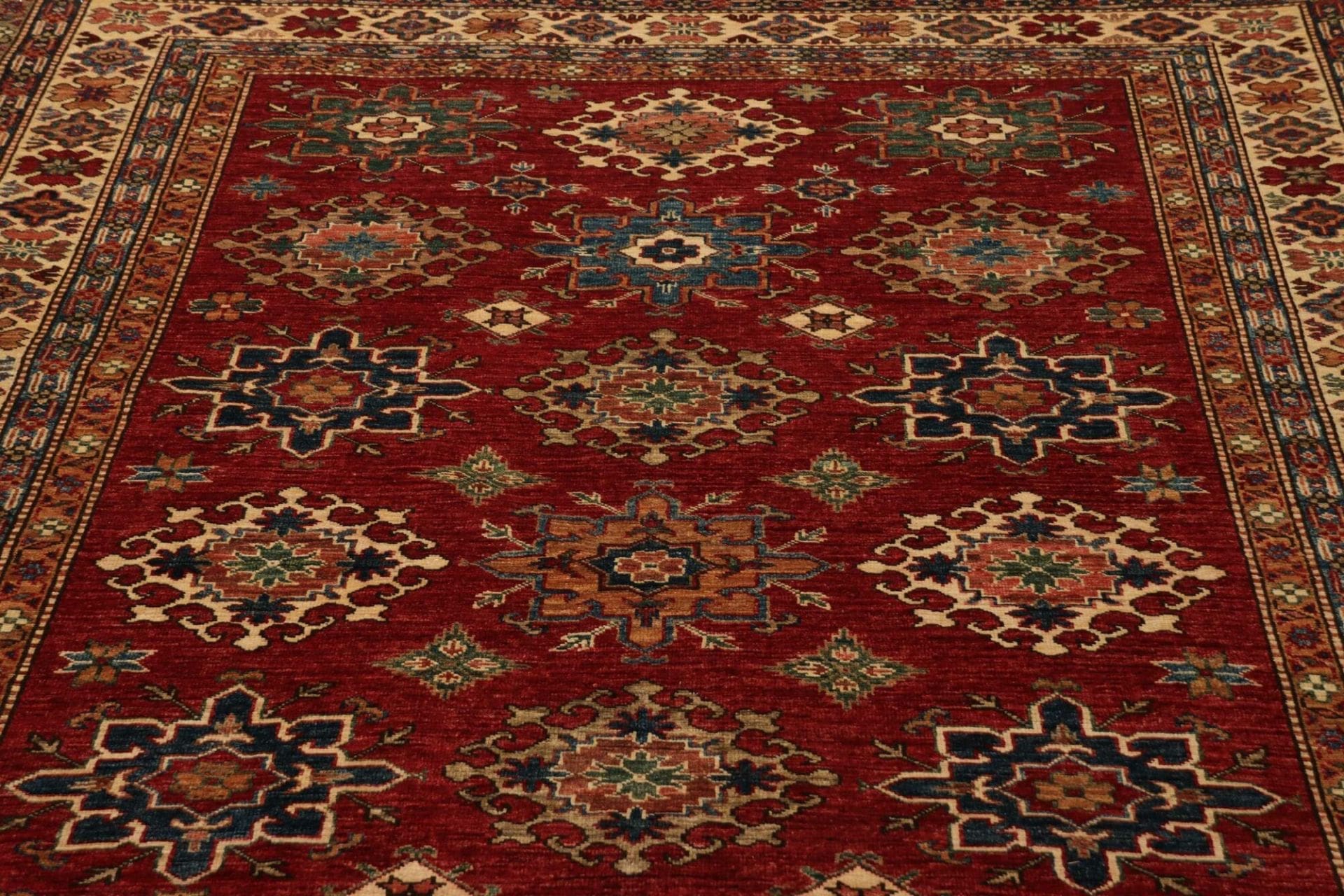 Kazak Orientteppich 191 × 264 cm aus Wolle, handgeknüpft