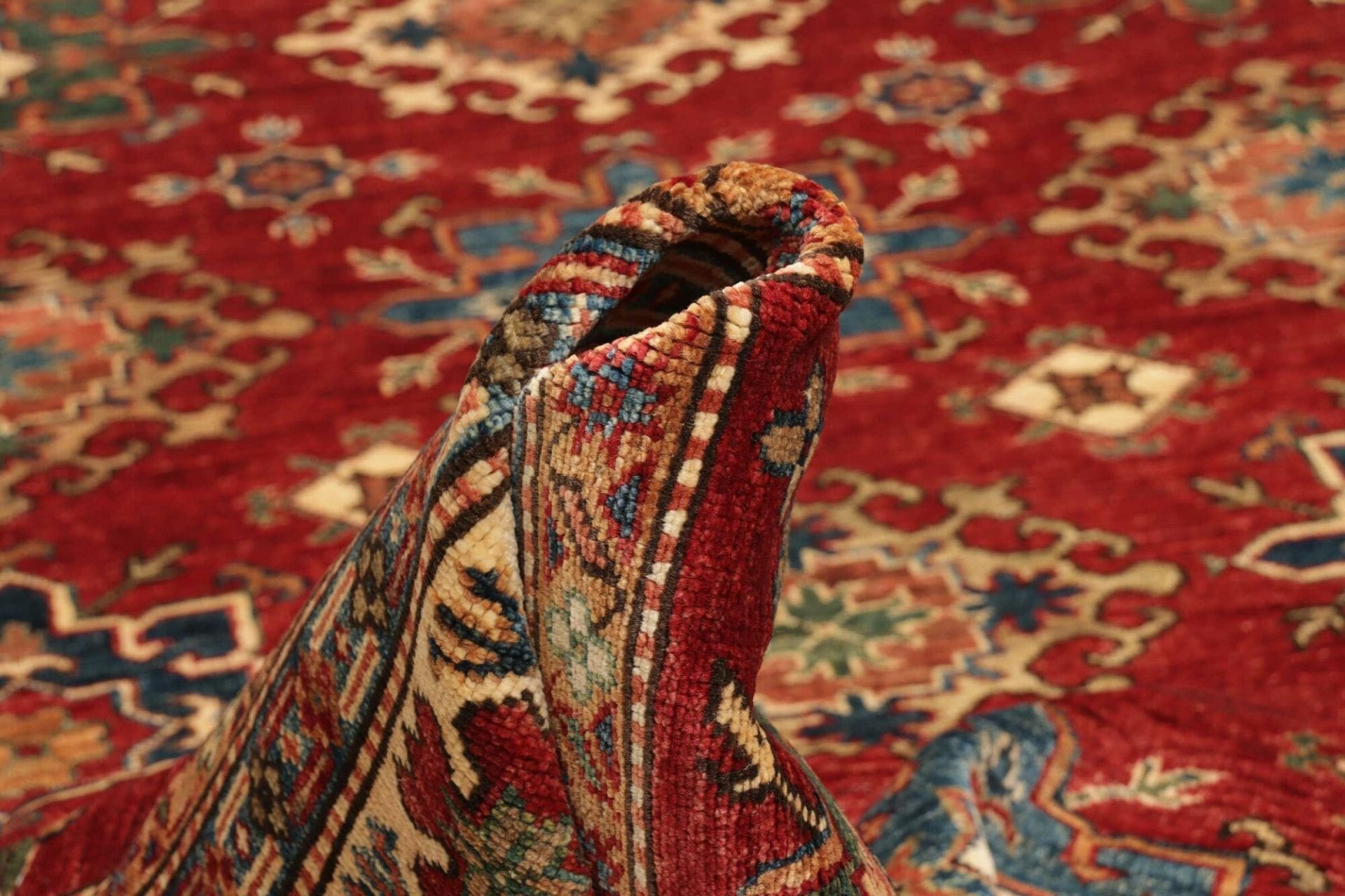 Kazak Orientteppich 191 × 264 cm aus Wolle, handgeknüpft