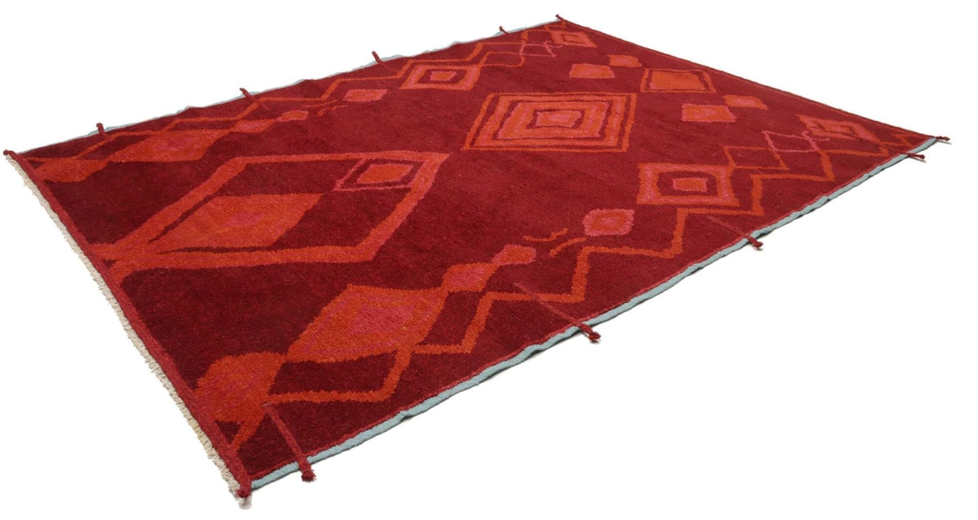 Orientteppich 234 × 302 cm aus Wolle, handgeknüpft
