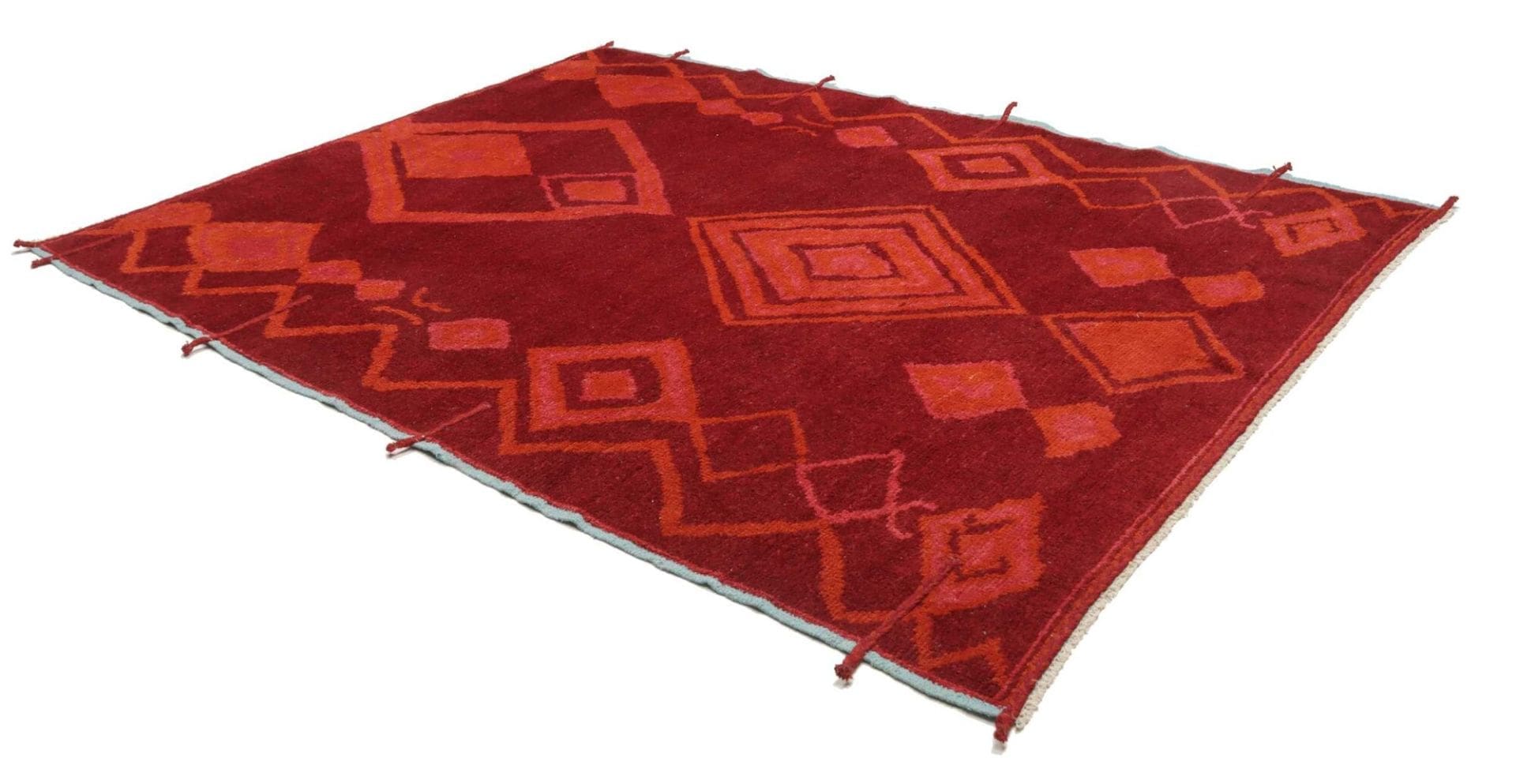 Orientteppich 234 × 302 cm aus Wolle, handgeknüpft