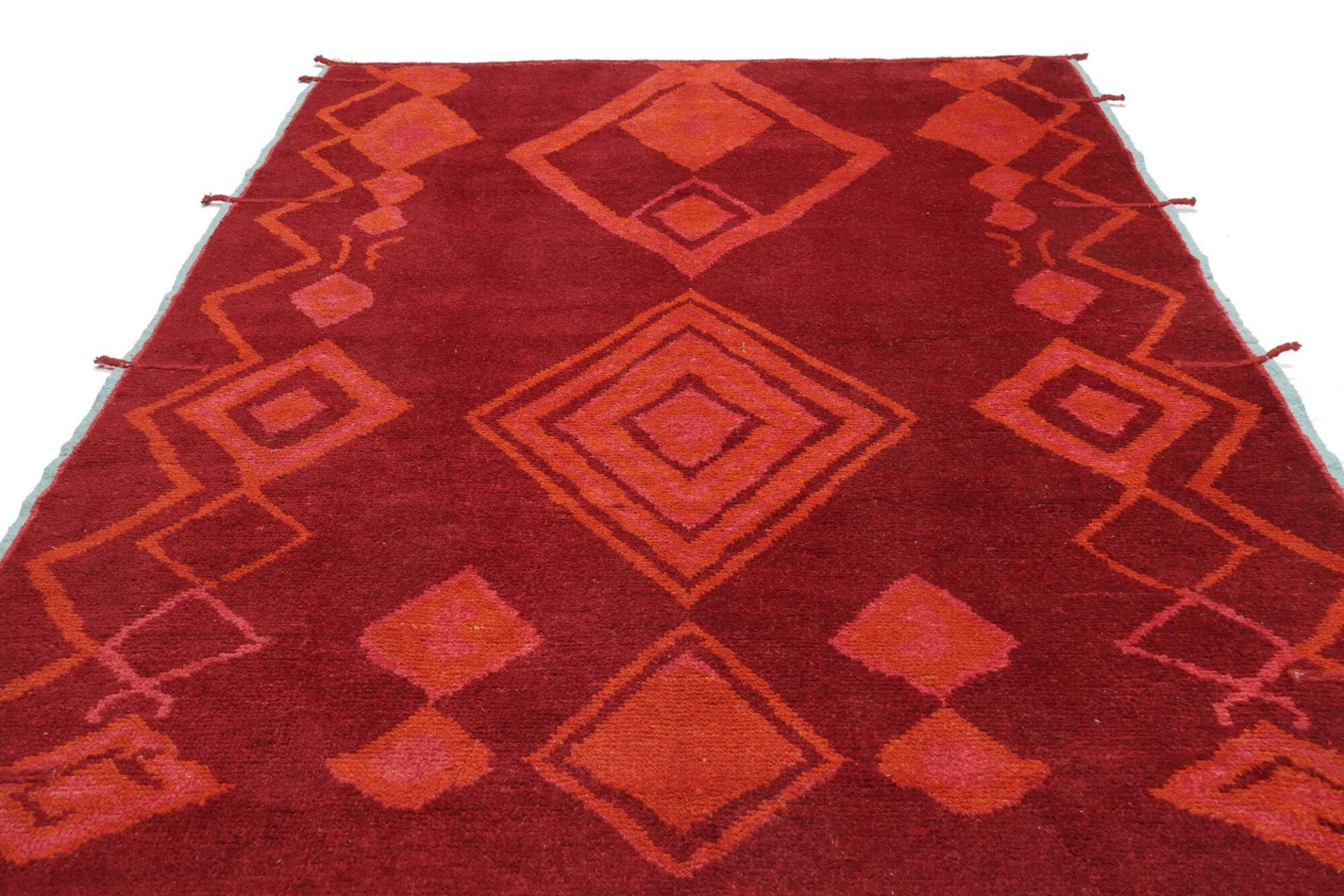 Orientteppich 234 × 302 cm aus Wolle, handgeknüpft