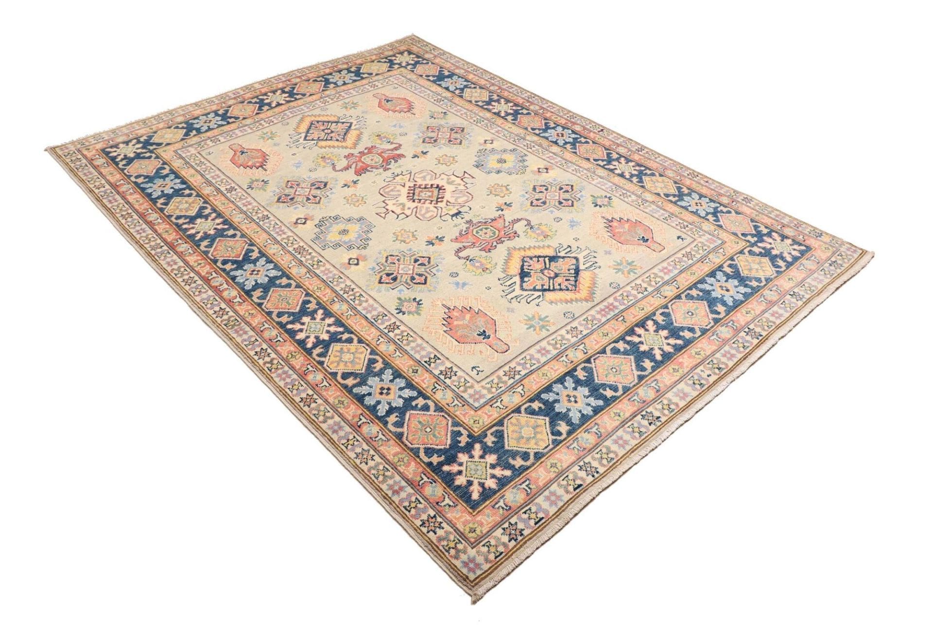 Kazak Orientteppich 178 × 238 cm aus Wolle, handgeknüpft